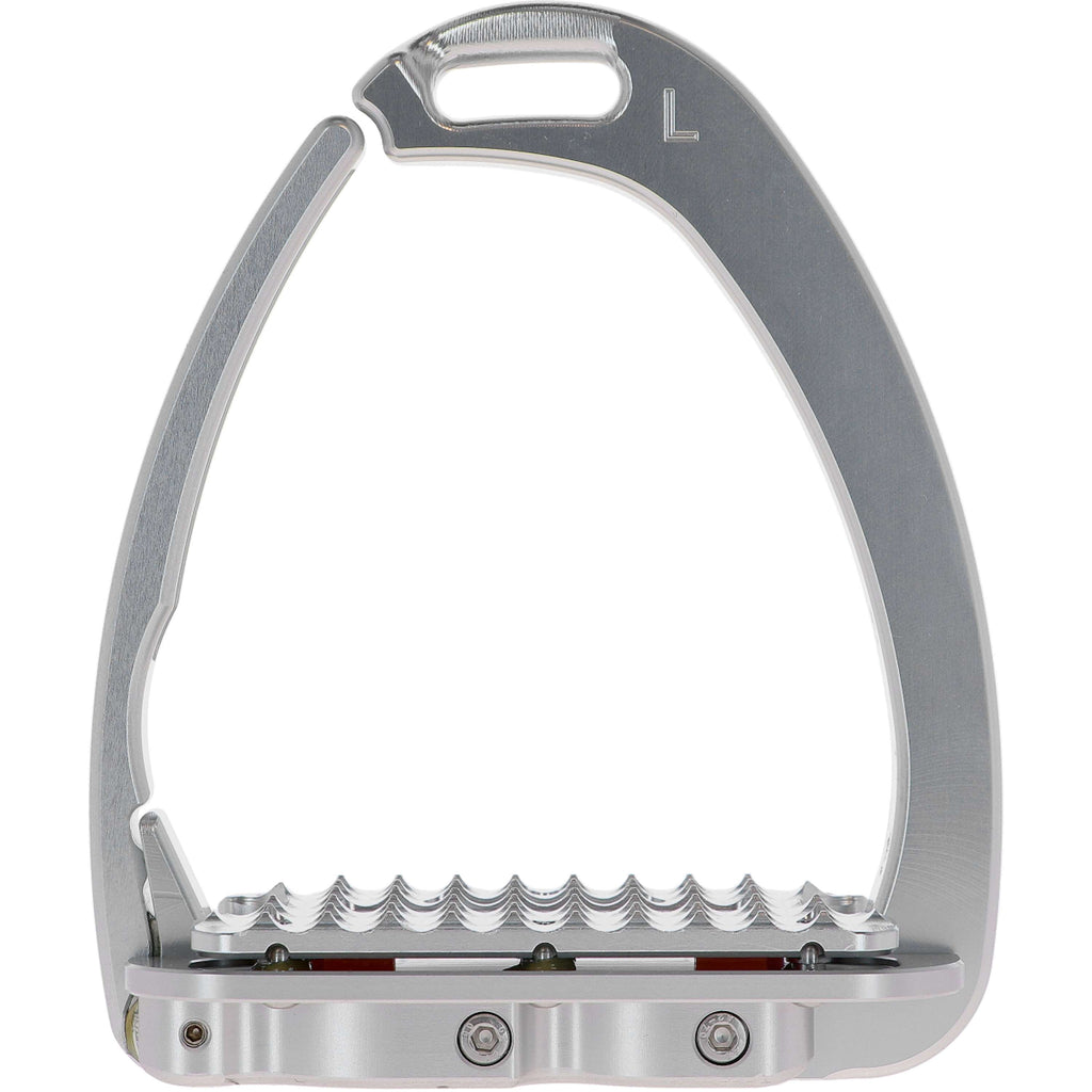 Tech Stirrups Étriers Venice Plus Swarovski Dressage Argent/Argent