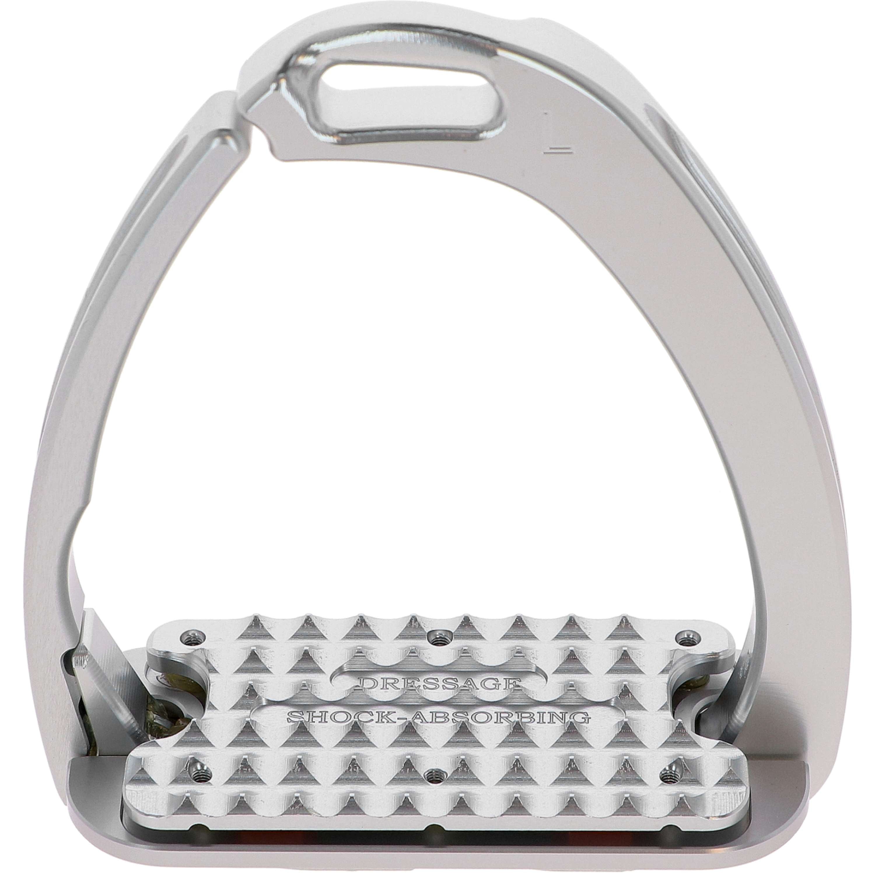 Tech Stirrups Étriers Venice Plus Swarovski Dressage Argent/Argent