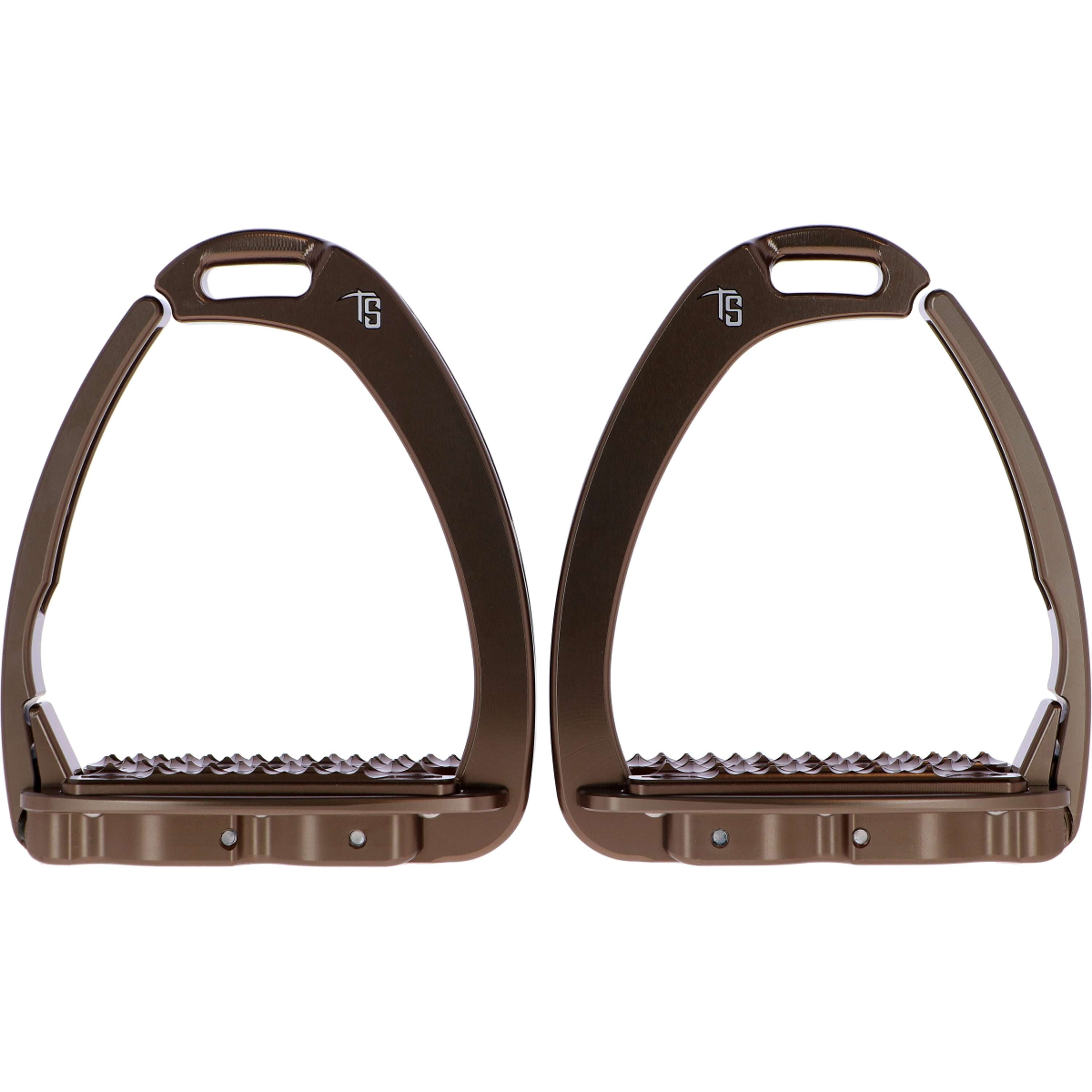 Tech Stirrups Étriers Venice Sloped Evo Swarovski Marron