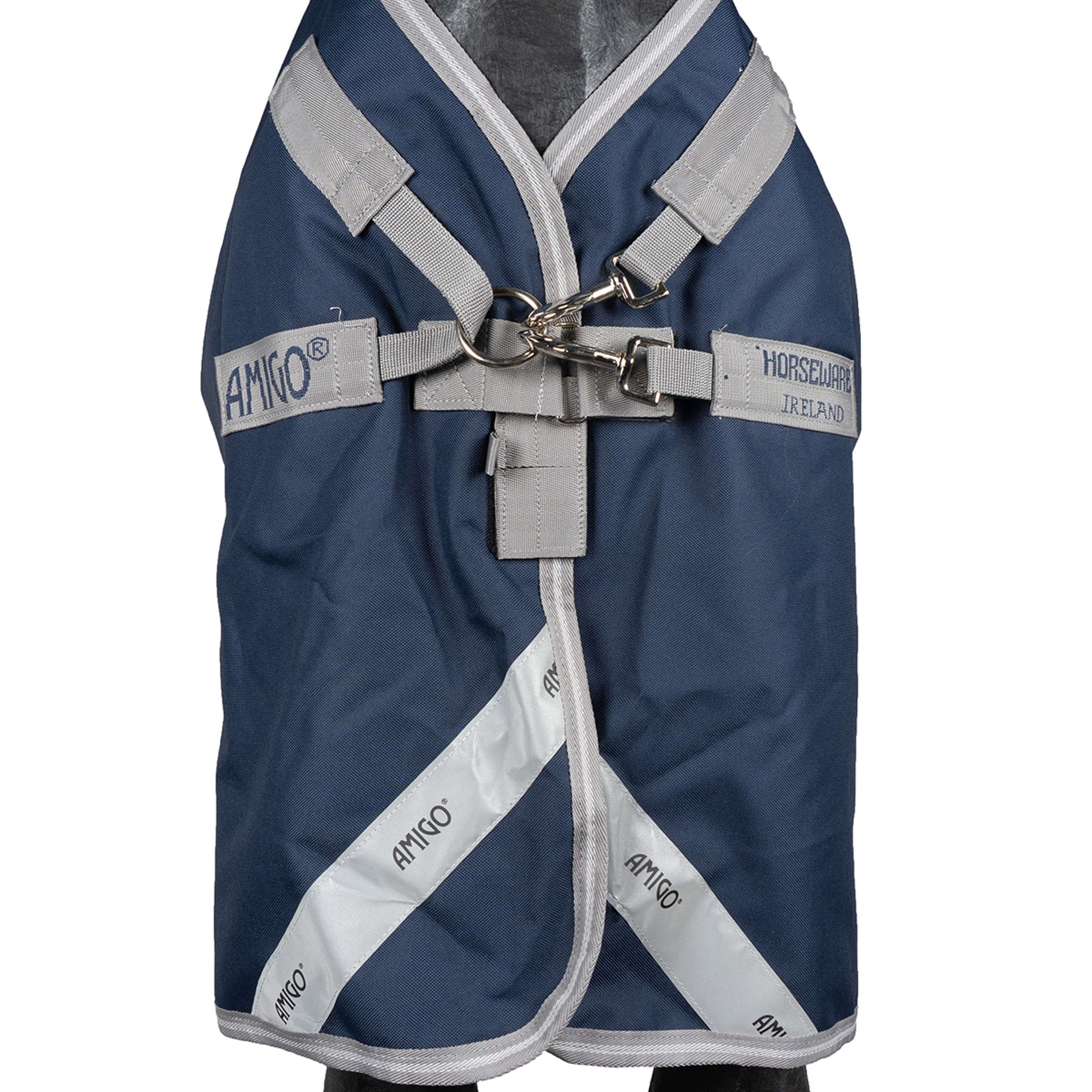 Amigo Chemise Turnout 1200D Integrated 0g Marine/Gris Titane/Argent