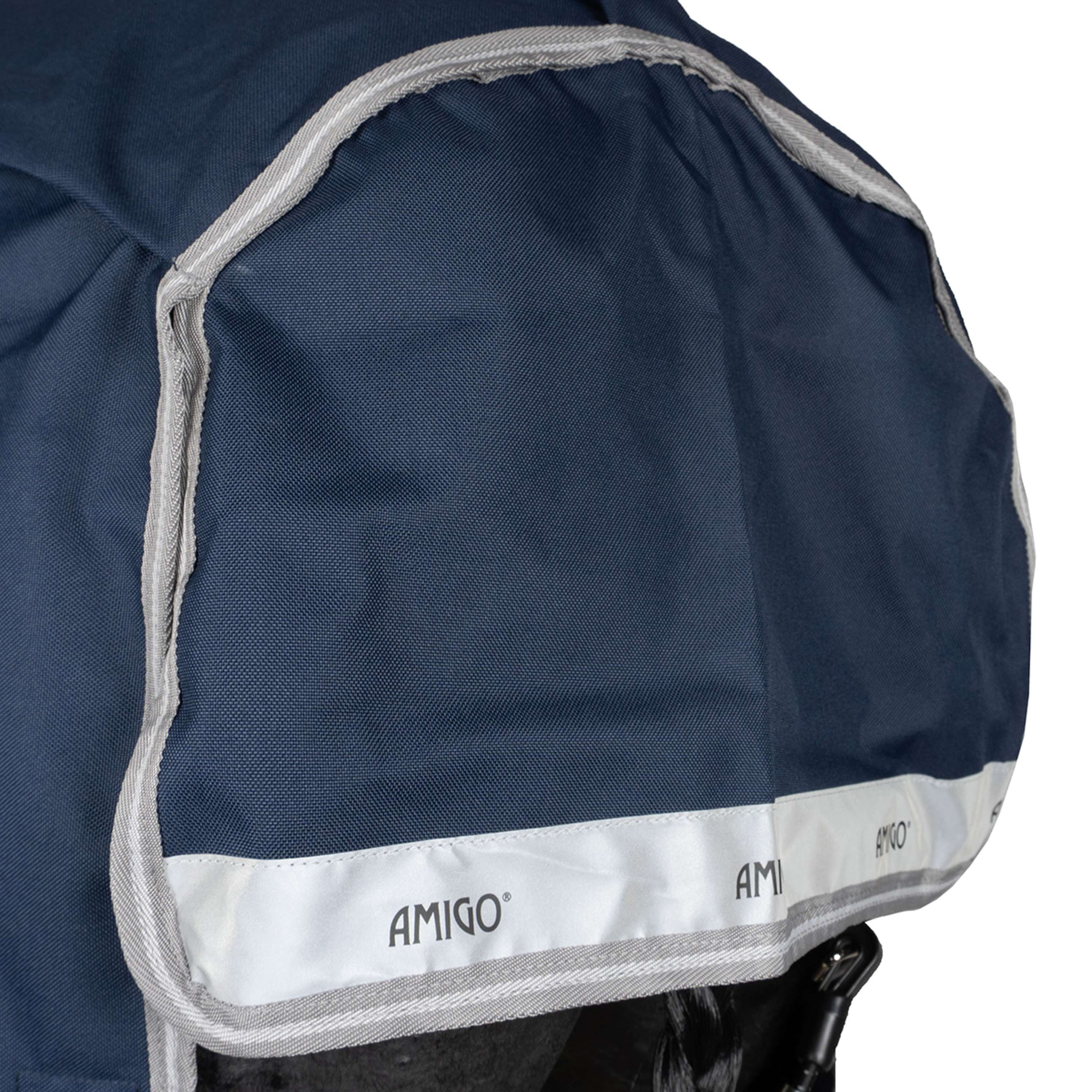 Amigo Chemise Turnout 1200D Integrated 0g Marine/Gris Titane/Argent