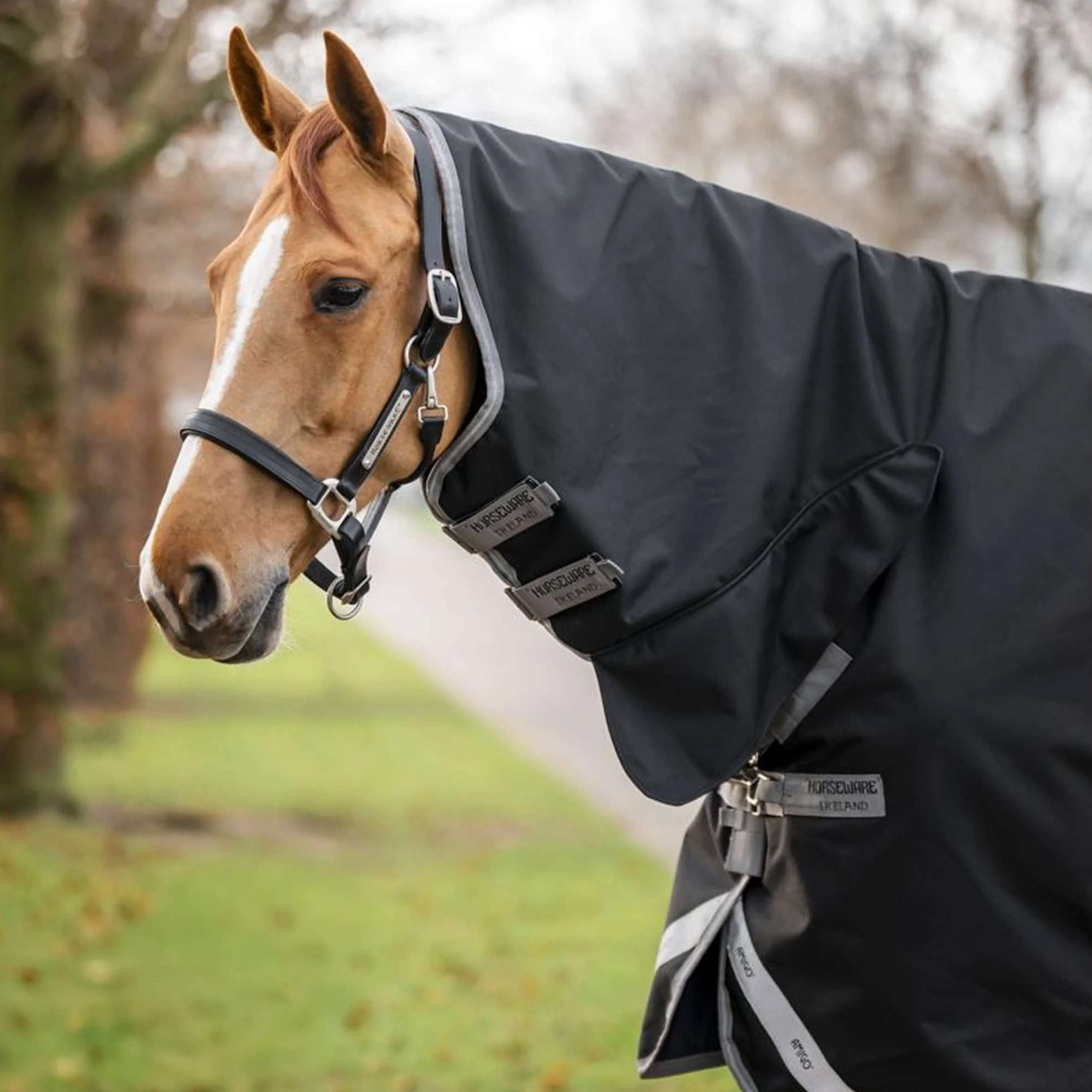 Amigo Chemise Turnout 1200D Integrated 0g Noir/Gris Titane/Argent
