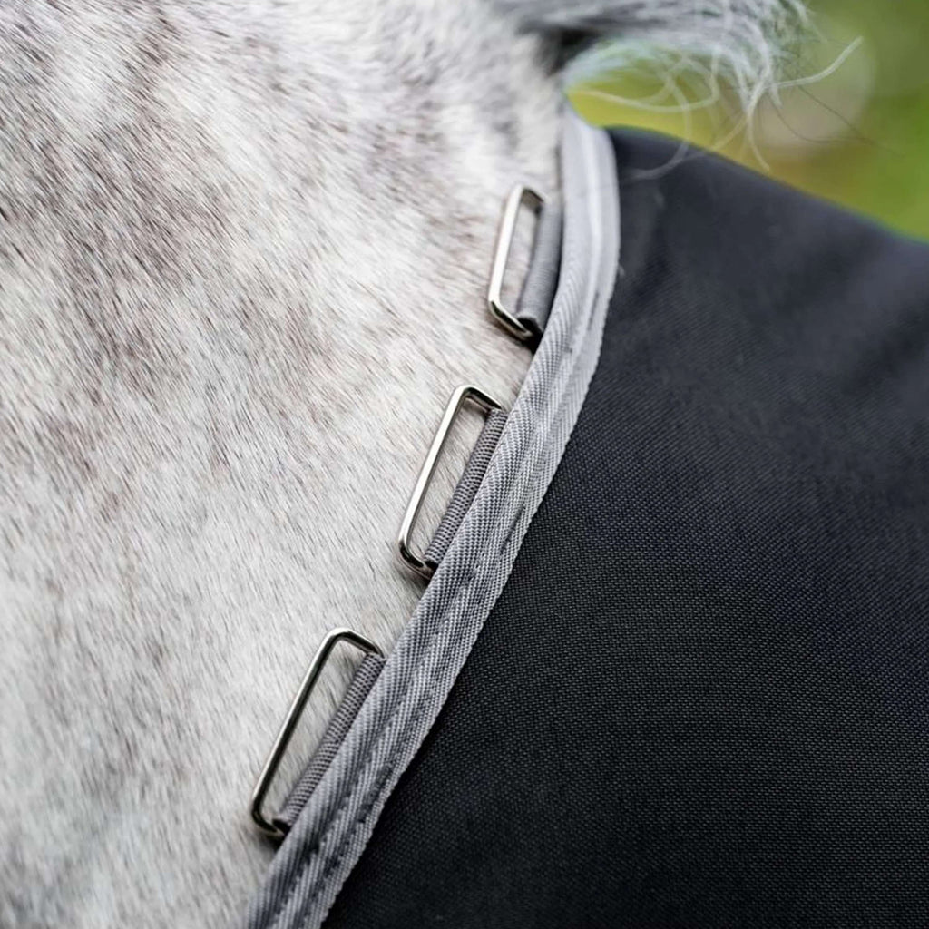 Amigo Chemise Turnout 1200D Plus 50g Noir/Gris Titane/Argent