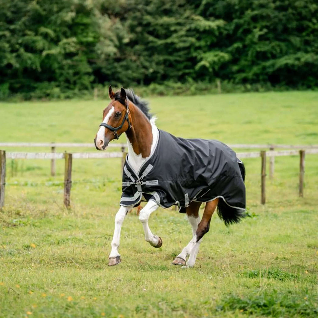 Amigo Chemise Turnout 1200D XL 50g Noir/Gris Titane/Argent