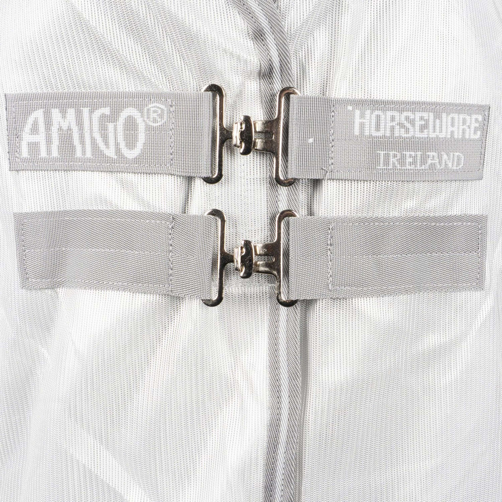 Amigo Couverture Anti-Mouches Integrated Argent/Gris Titane/Argent