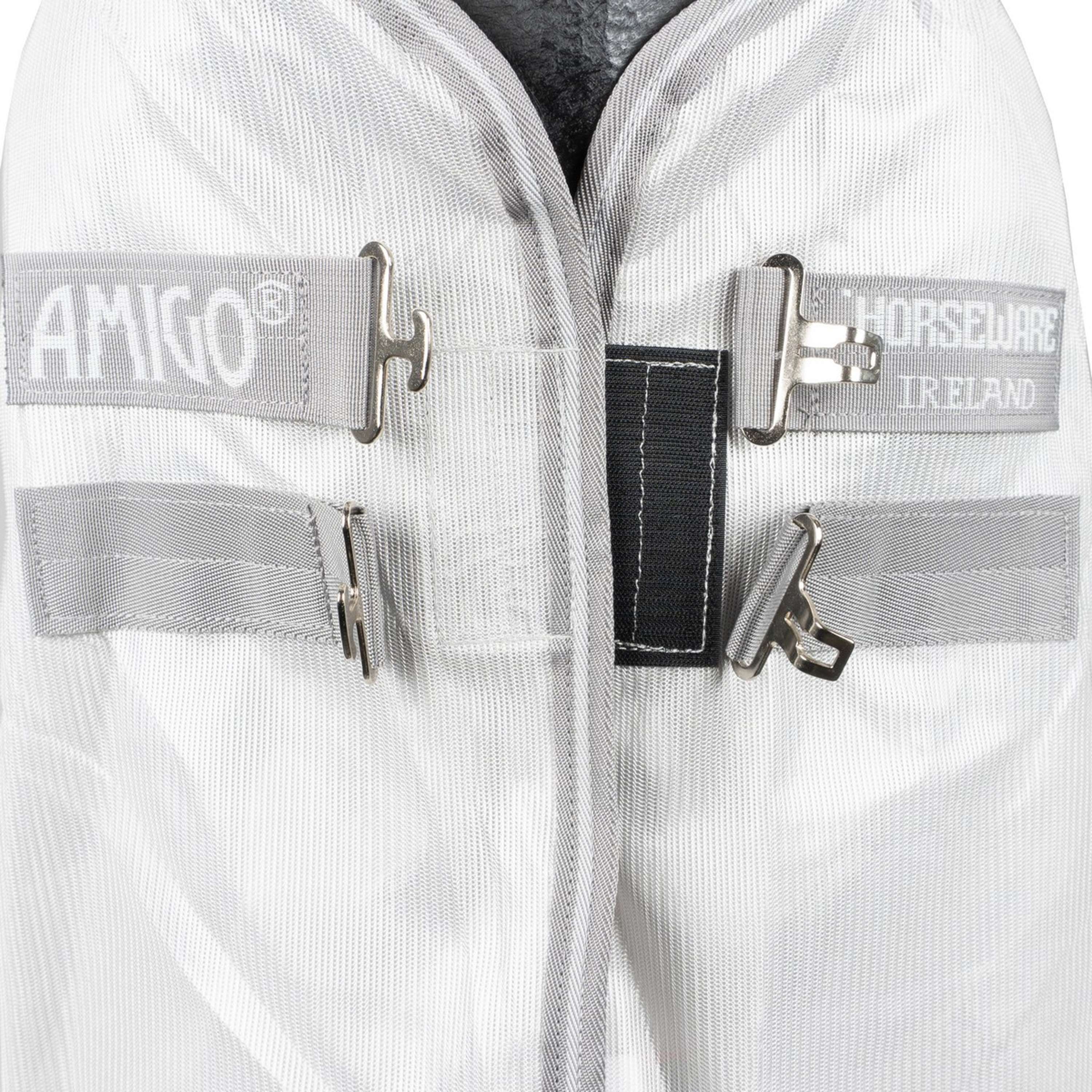 Amigo Couverture Anti-Mouches Integrated Argent/Gris Titane/Argent