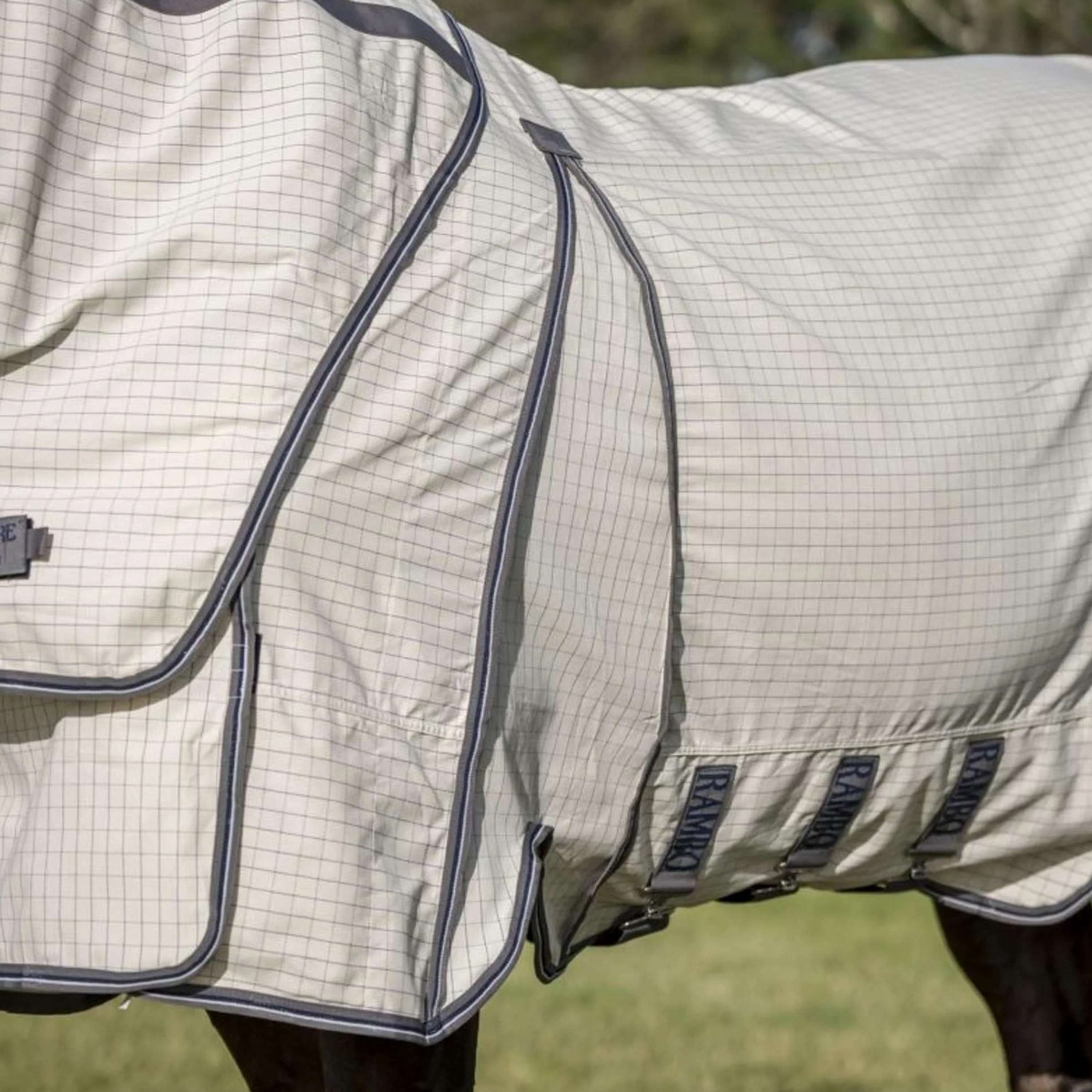 Rambo Optimo Supreme Summer Sheet Plus Carreaux bleu marine/Gris orage/Argent