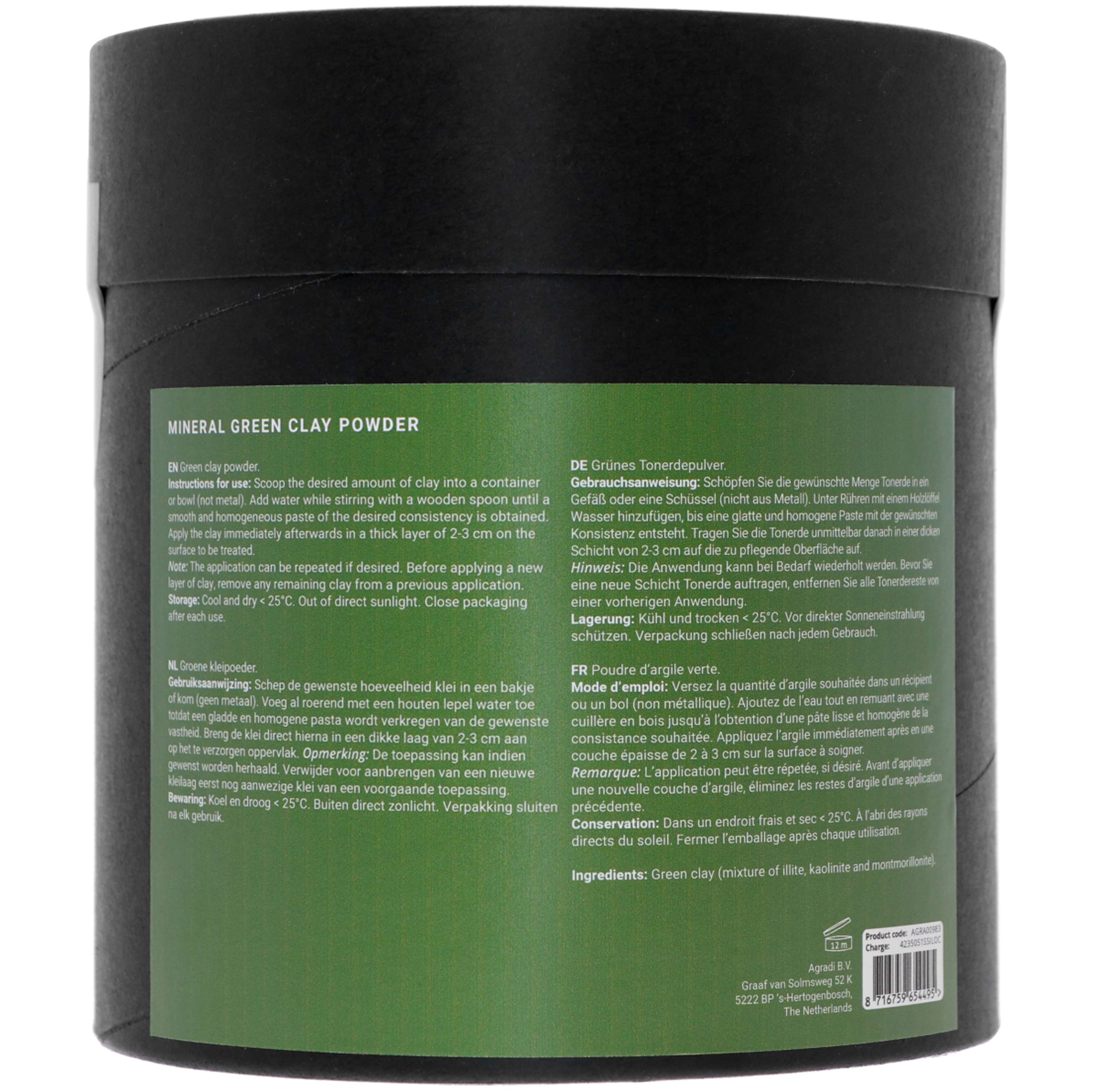 Agradi Horse Argile Verte en Poudre