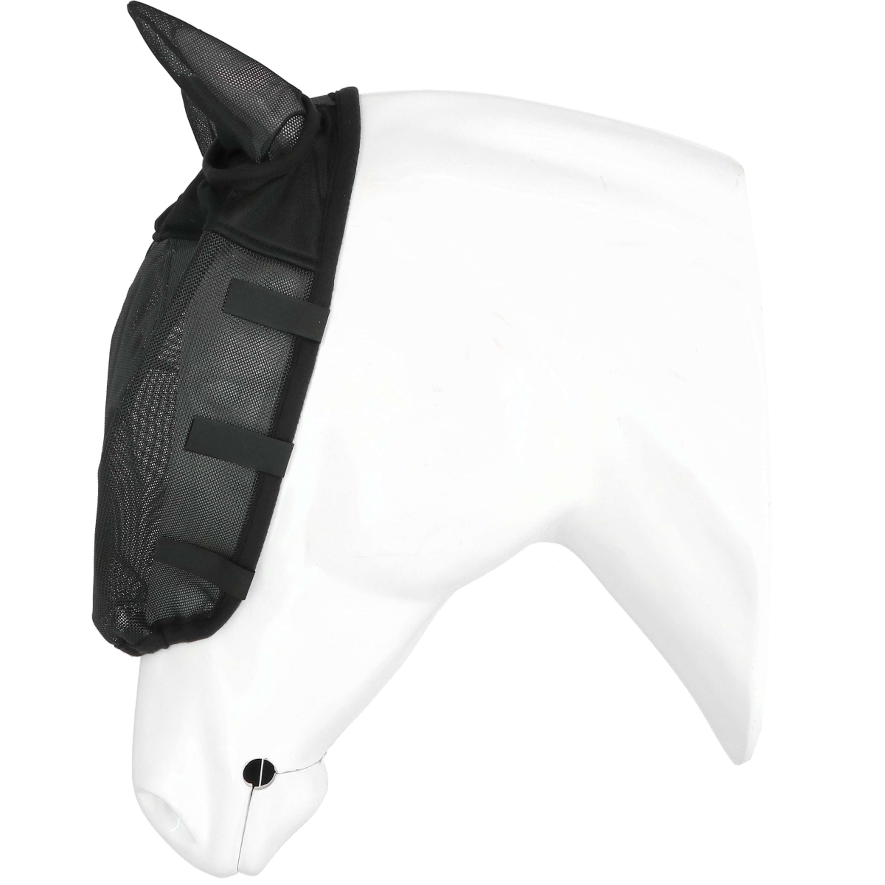 EQUITHÈME Licol Anti-Mouches avec Protection UV Noir