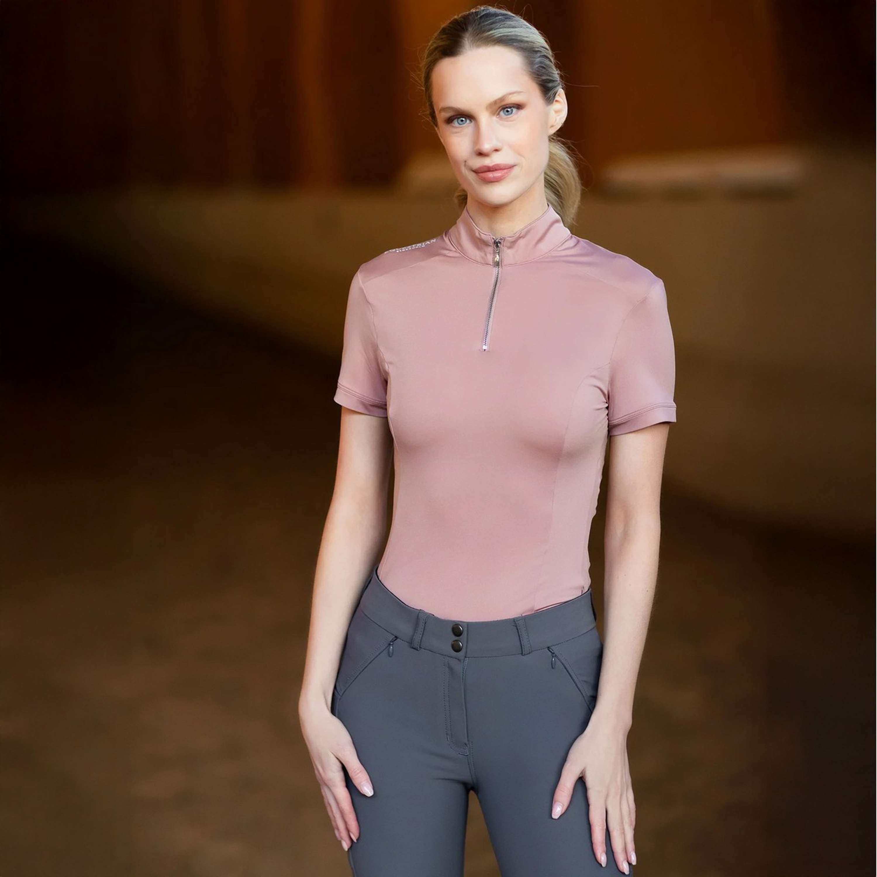 Equestrian Stockholm Chemise UV Protection Rose