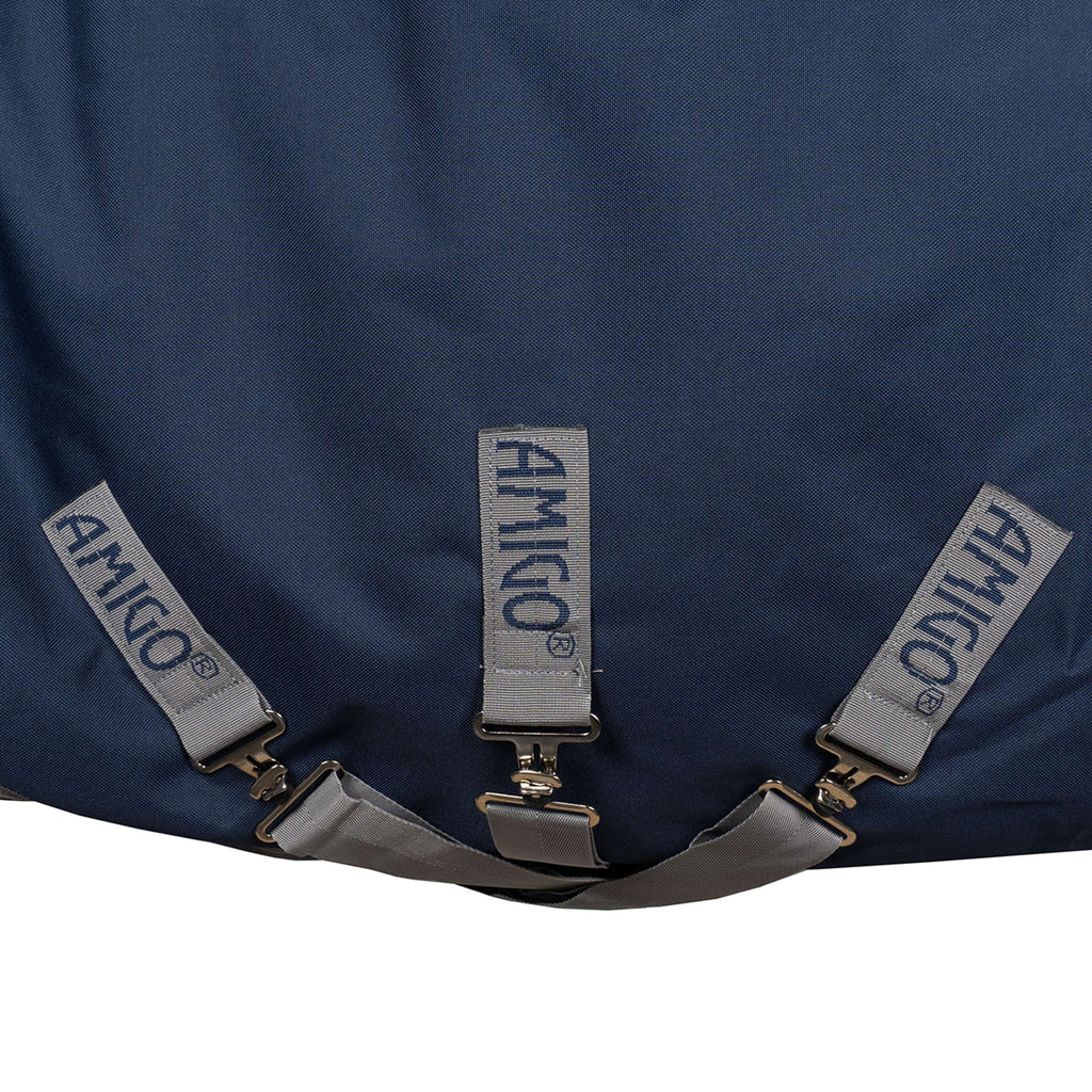 Amigo Turnout Rug FieldSafe Plus 1200D 0g Navy/Titanium Grey/Silver