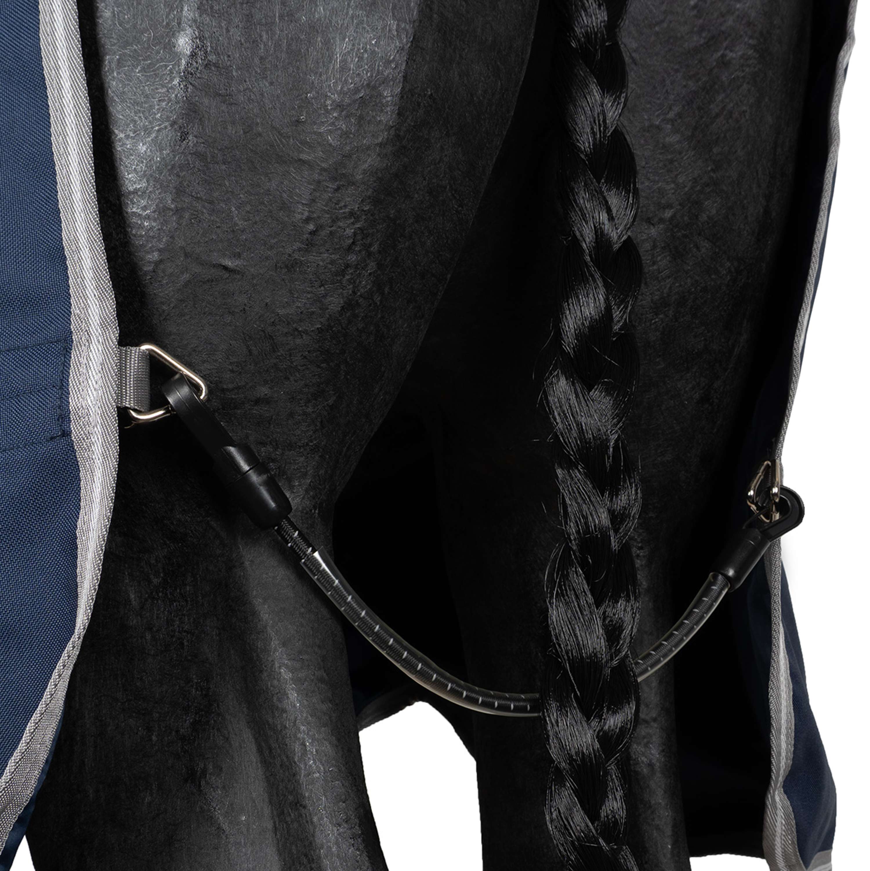 Amigo Turnout Rug FieldSafe Plus 1200D 50g Navy/Titanium Grey/Silver