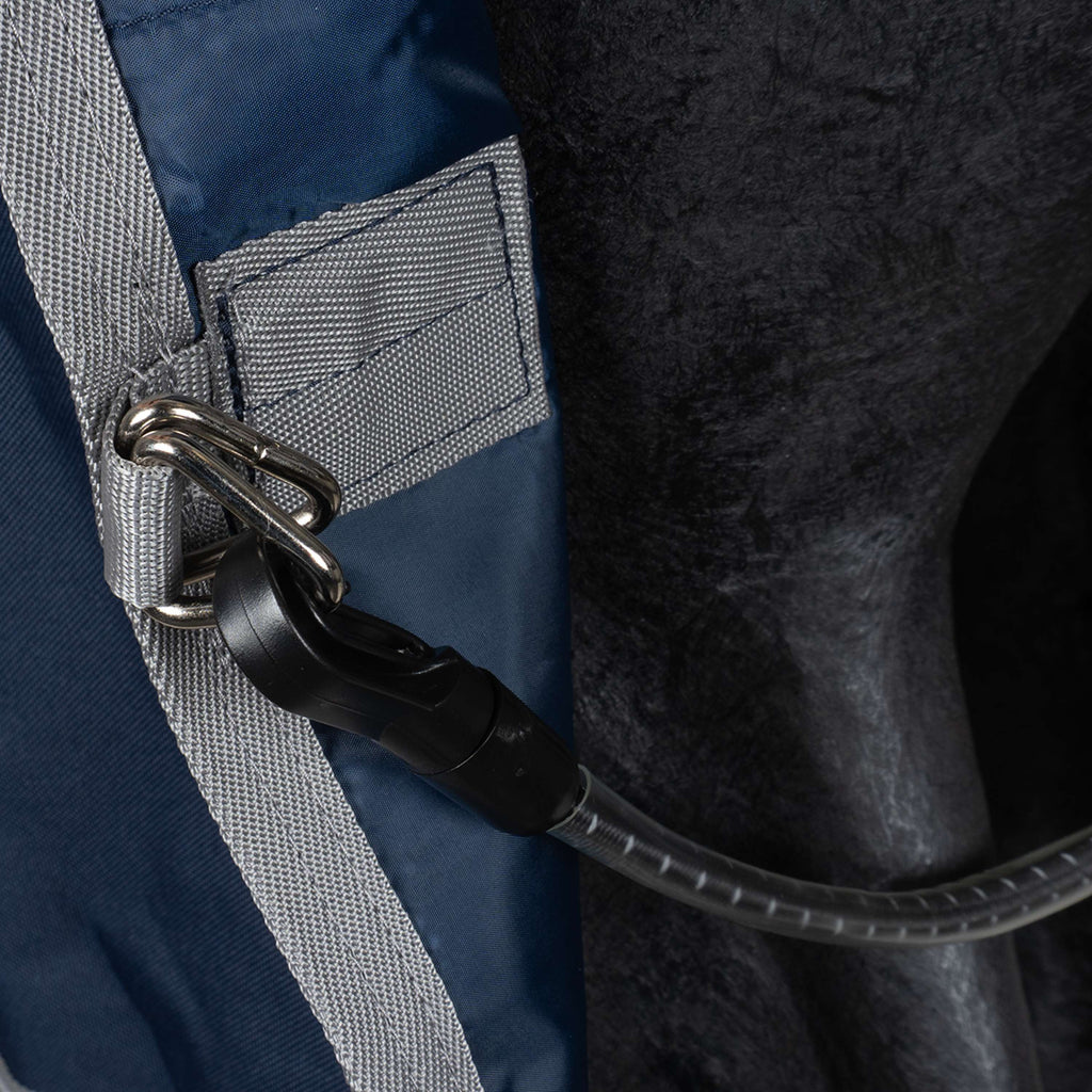 Amigo Turnout Rug FieldSafe Plus 1200D 0g Navy/Titanium Grey/Silver