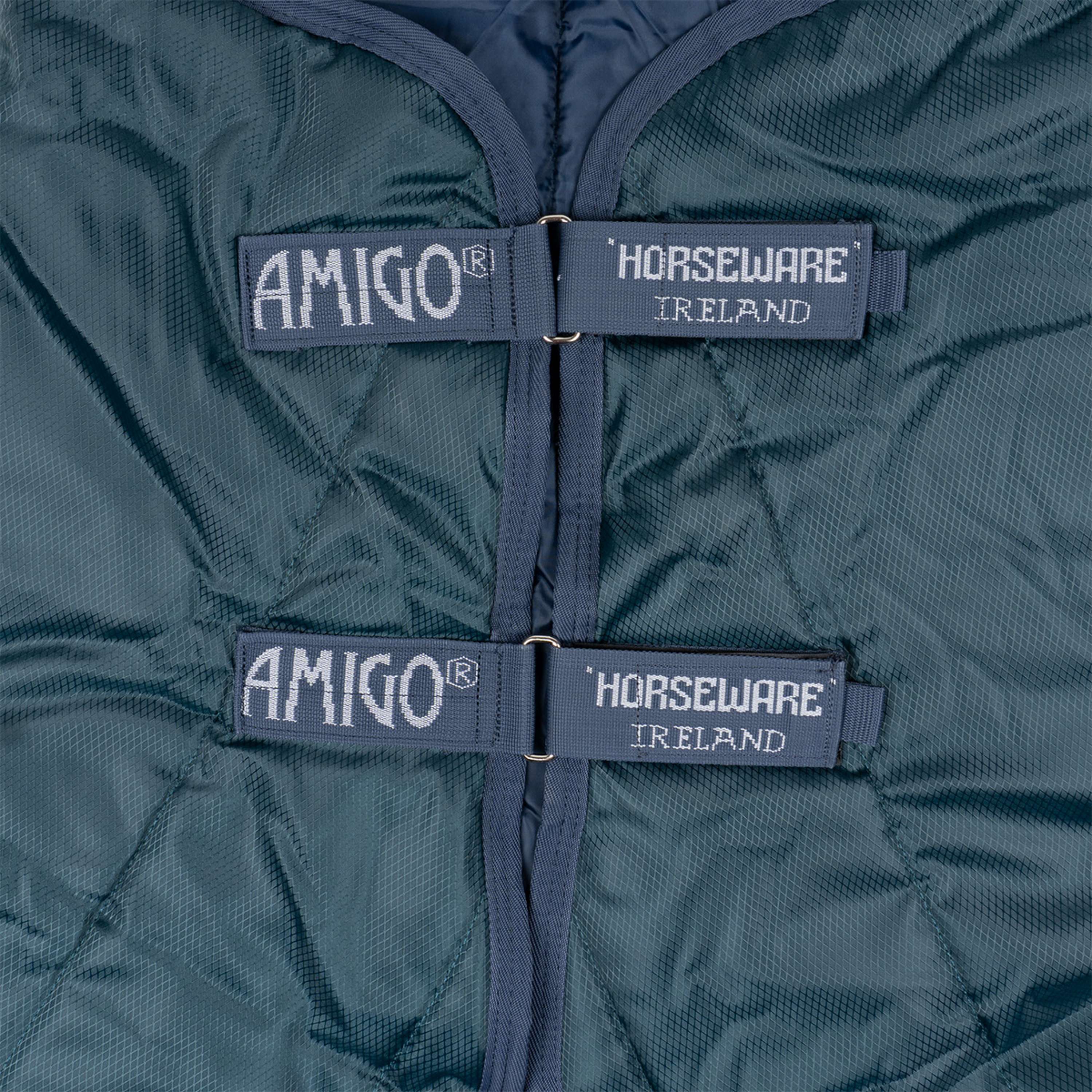 Amigo Couvre-Cou Ripstip Insulator Stable 100g Dynasty Green/Navy/Silver