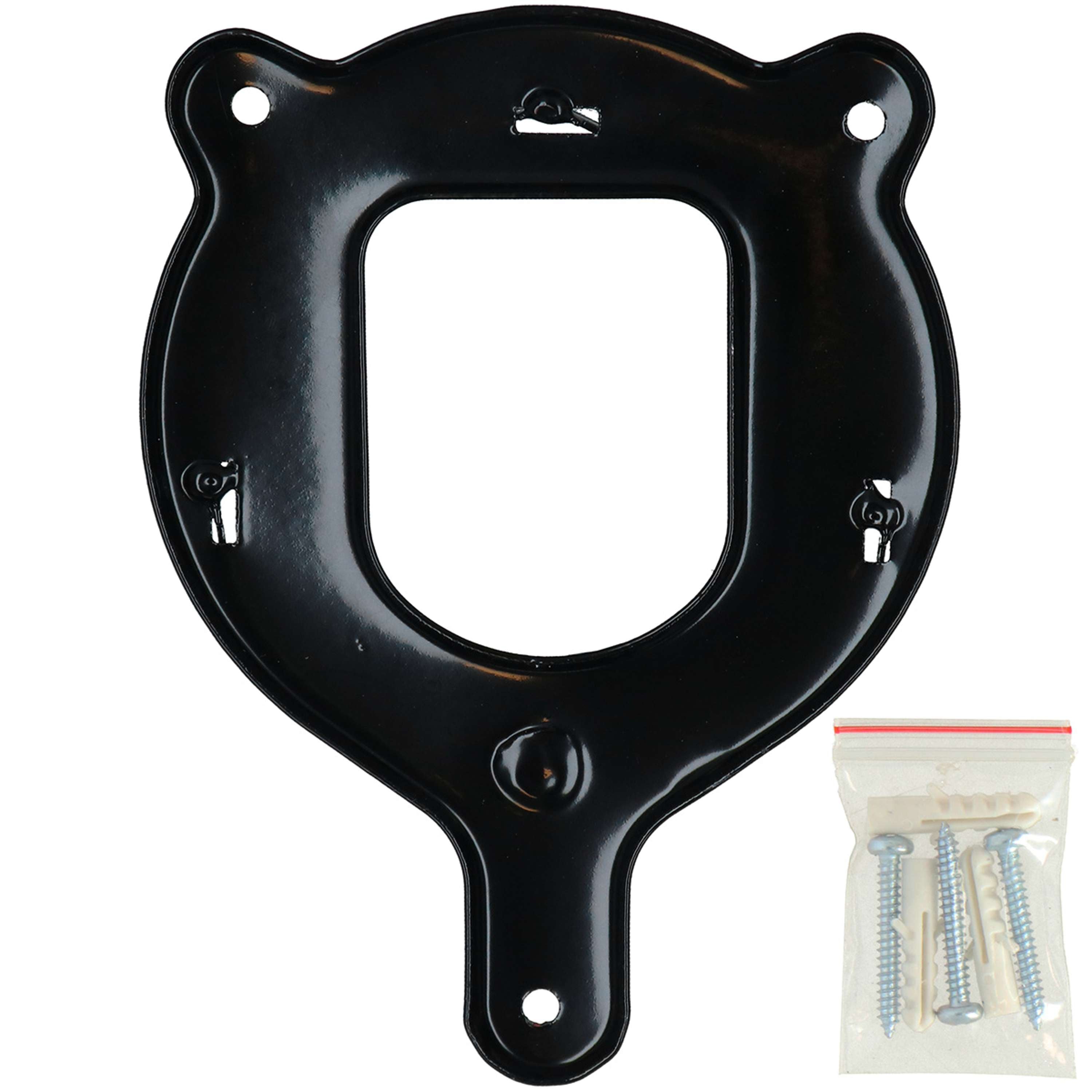 Agradi Horse Porte-Bride Métal Noir
