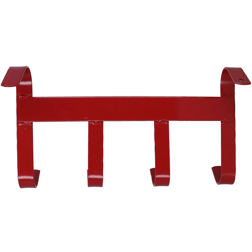 Agradi Horse Porte-Bride avec 4 Crochets Rouge