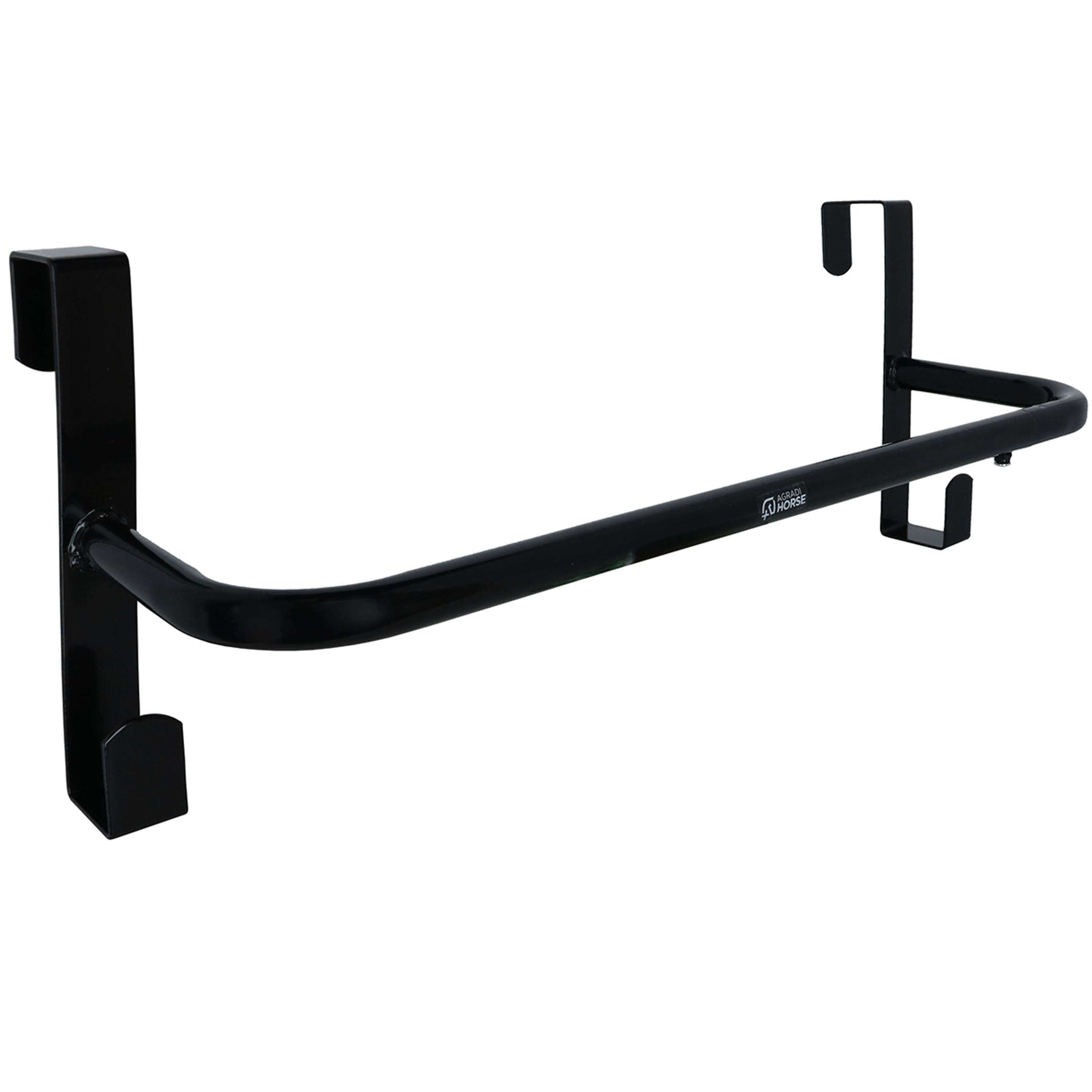 Agradi Horse Râtelier pour Couverture pour Porte Étable Noir
