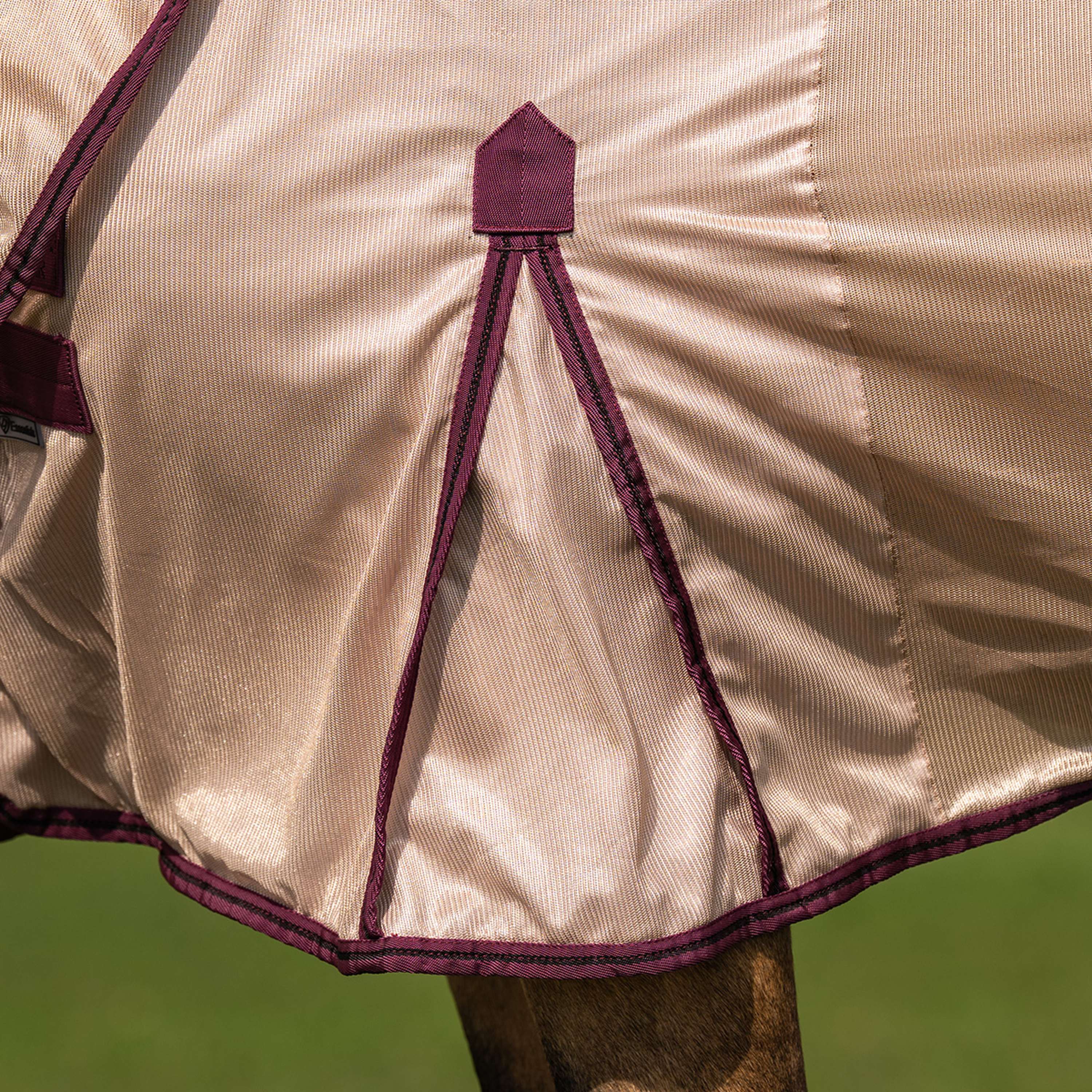 Velder Horsewear Essentials Pony Couverture Anti-Mouches Mesh avec Couvre-cou Earth Grey