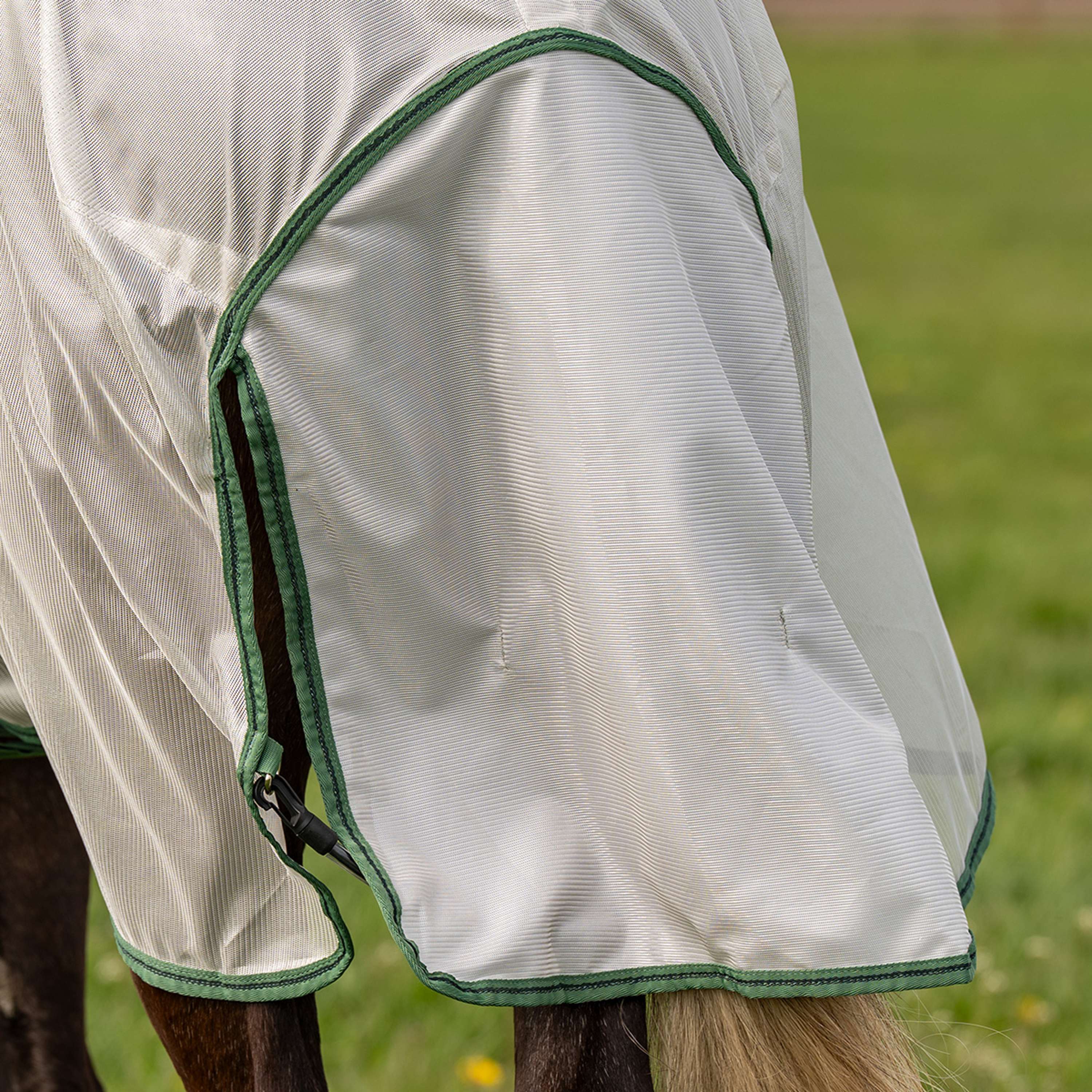 Velder Horsewear Essentials Pony Couverture Anti-Mouches Mesh avec Couvre-cou Argent