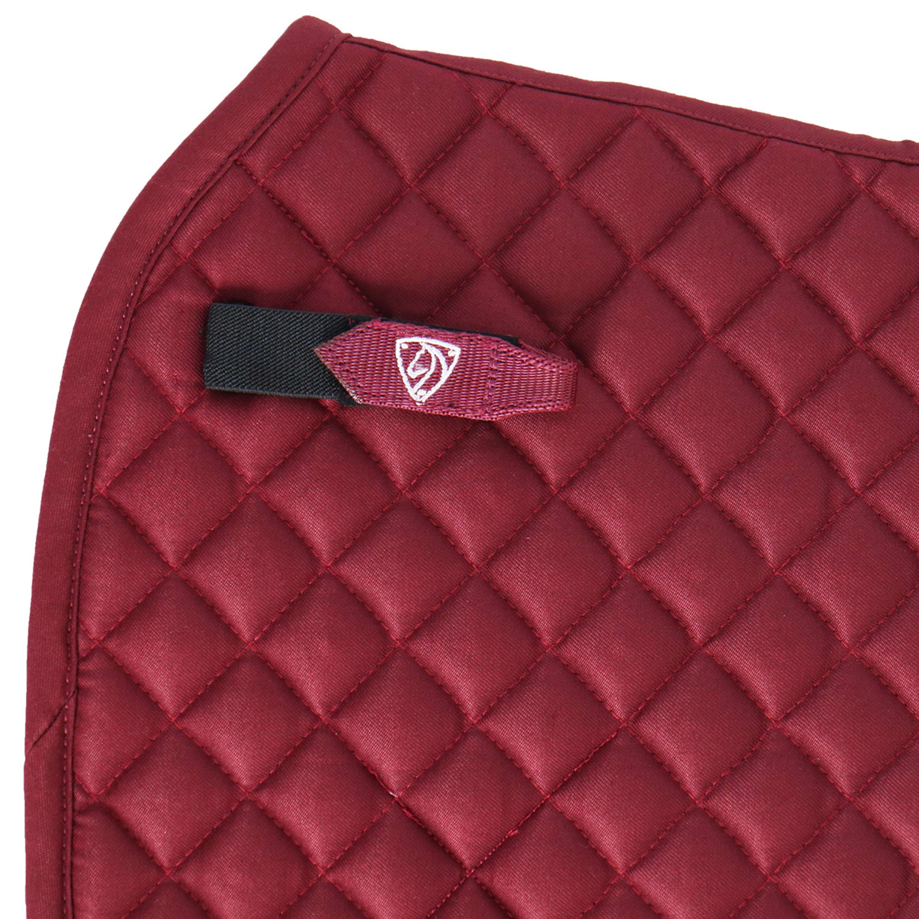 Velder Horsewear Essentials Tapis de Selle Dressage Classic Bordeaux
