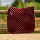Velder Horsewear Essentials Tapis de Selle Dressage Classic Bordeaux