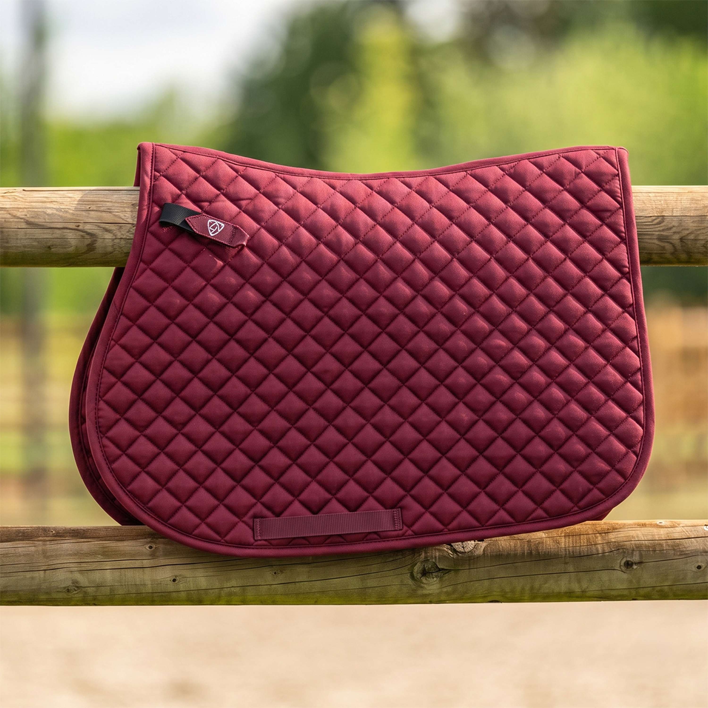 Velder Horsewear Essentials Tapis de Selle de Saut Classic Bordeaux