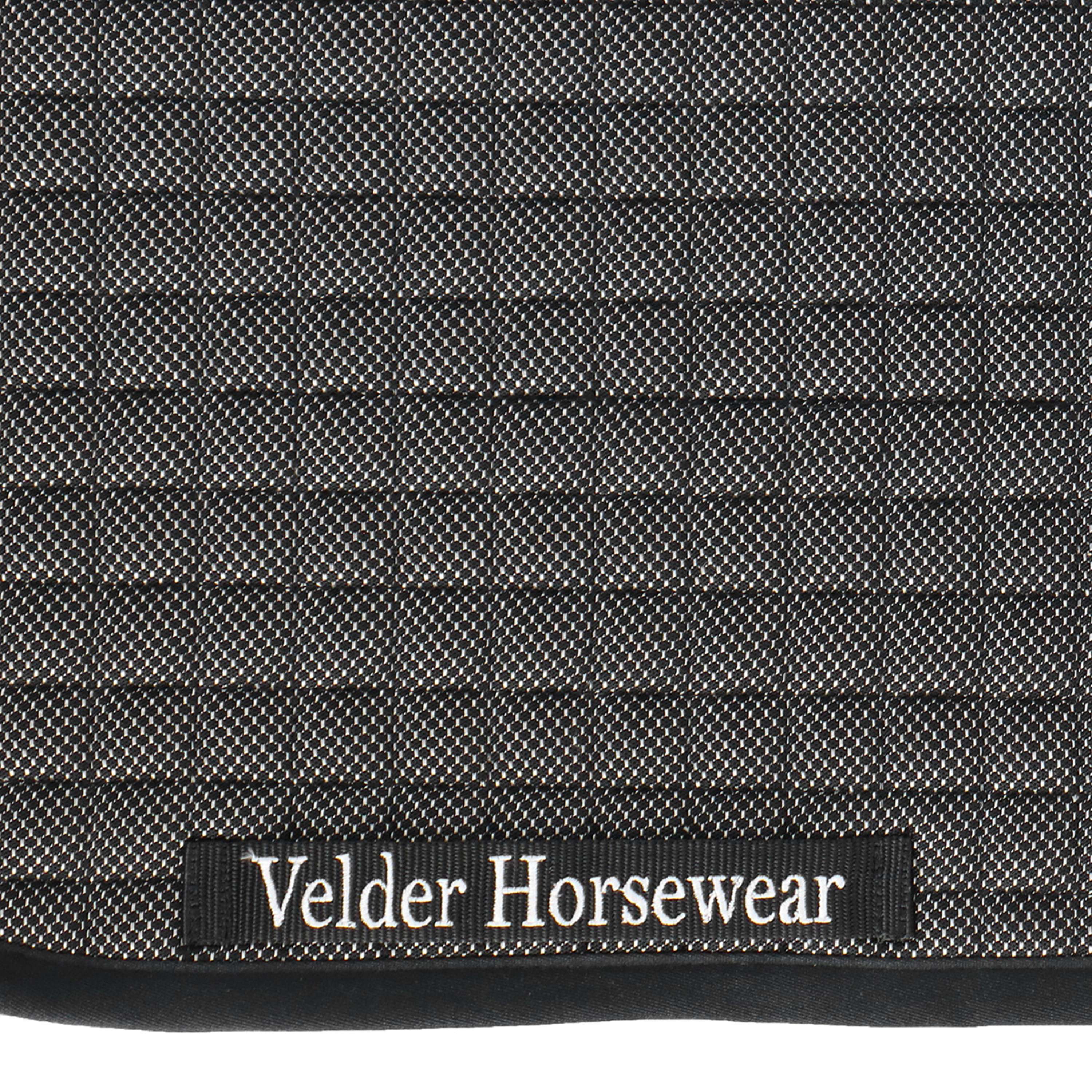 Velder Horsewear Premium Tapis de Selle Bamboo Dressage Noir