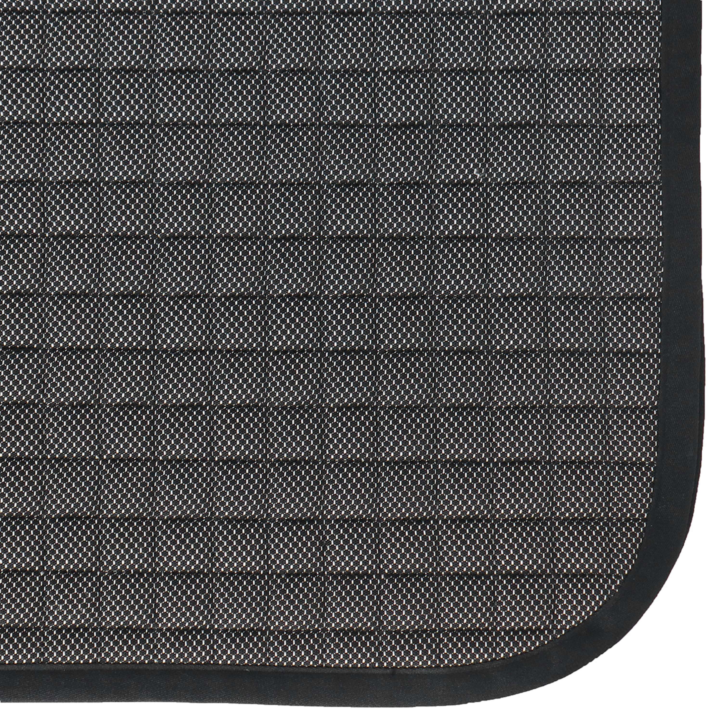 Velder Horsewear Premium Tapis de Selle Bamboo Dressage Noir