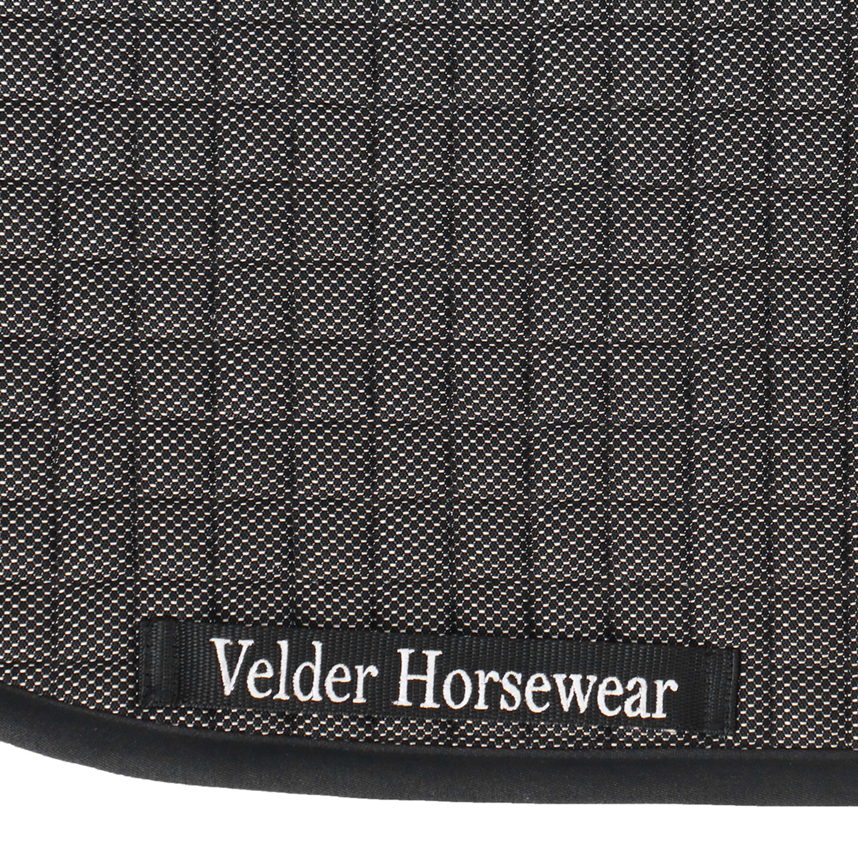 Velder Horsewear Premium Tapis de Selle Bamboo de Saut Noir