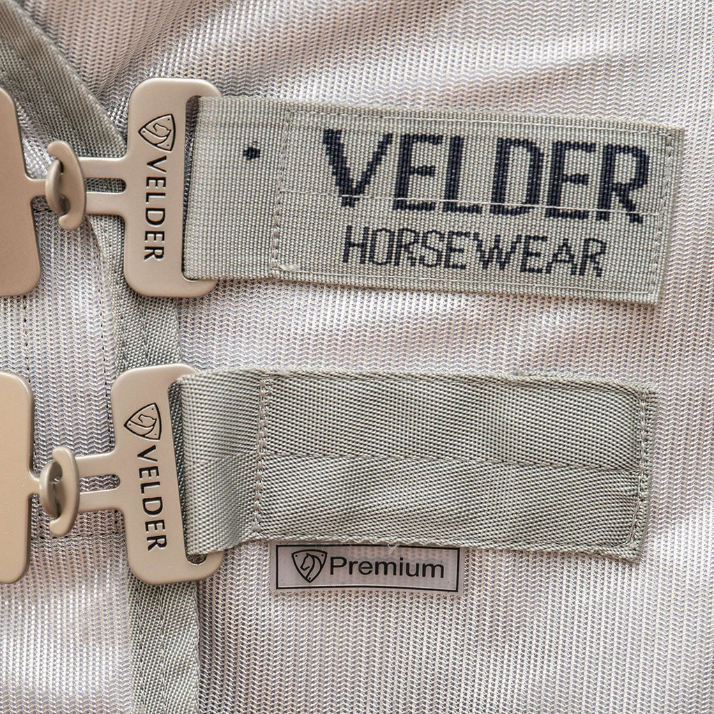 Velder Horsewear Premium Pony Couverture Anti-Mouches Rainless Fall Navy/Pearl Silver