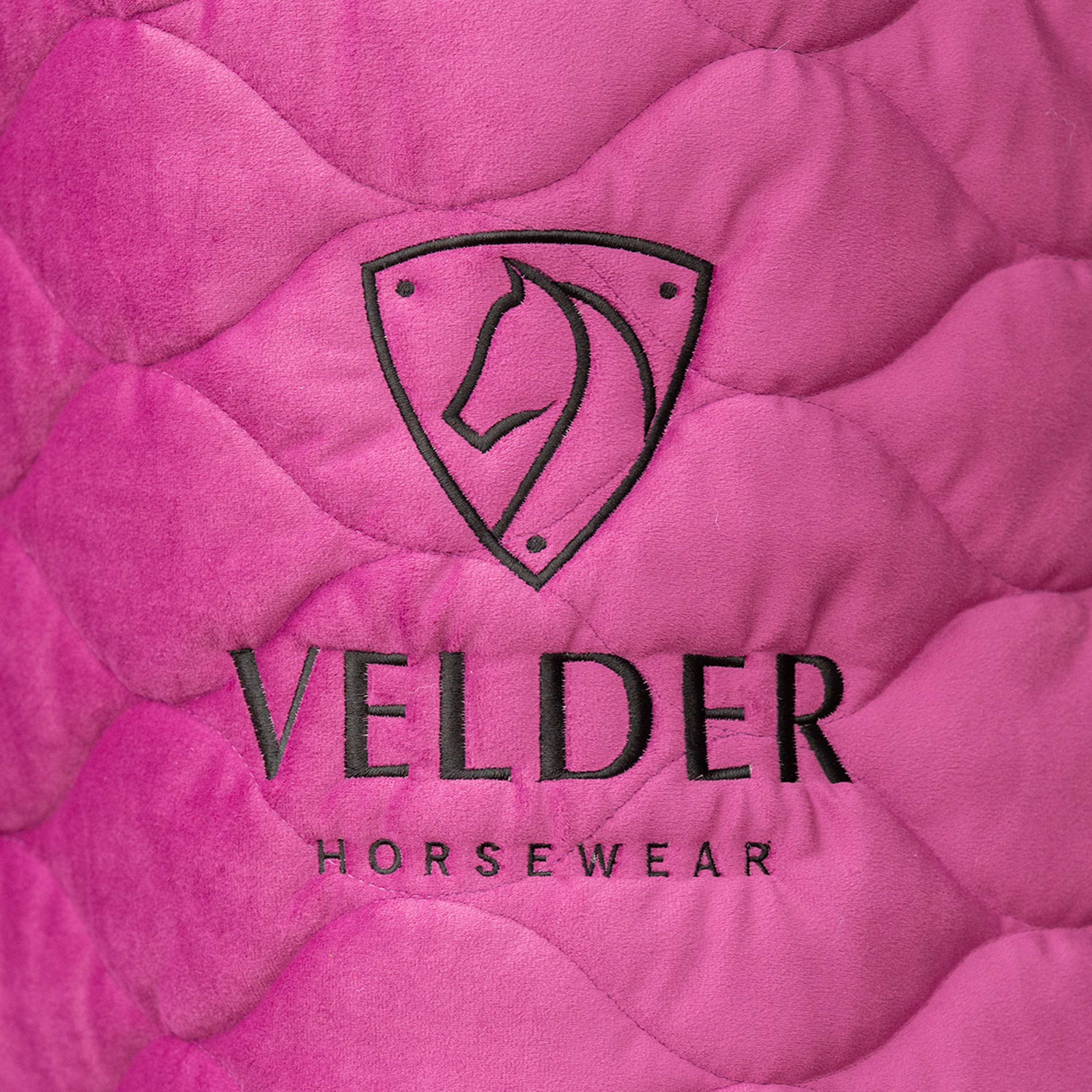 Velder Horsewear Premium Pony Couverture de Concours Satin Glow Dutch Raspberry