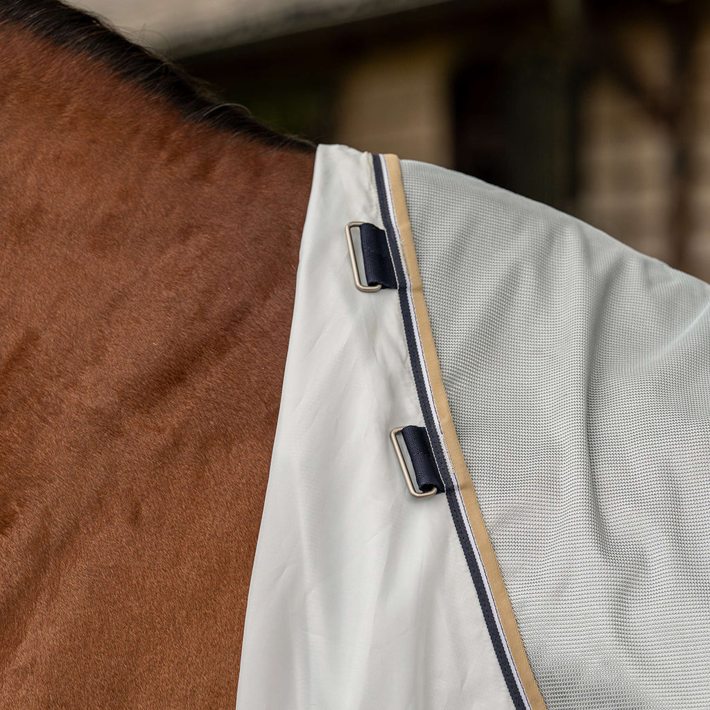 Velder Horsewear Premium Pony Couverture Anti-Mouches Pearl Grey