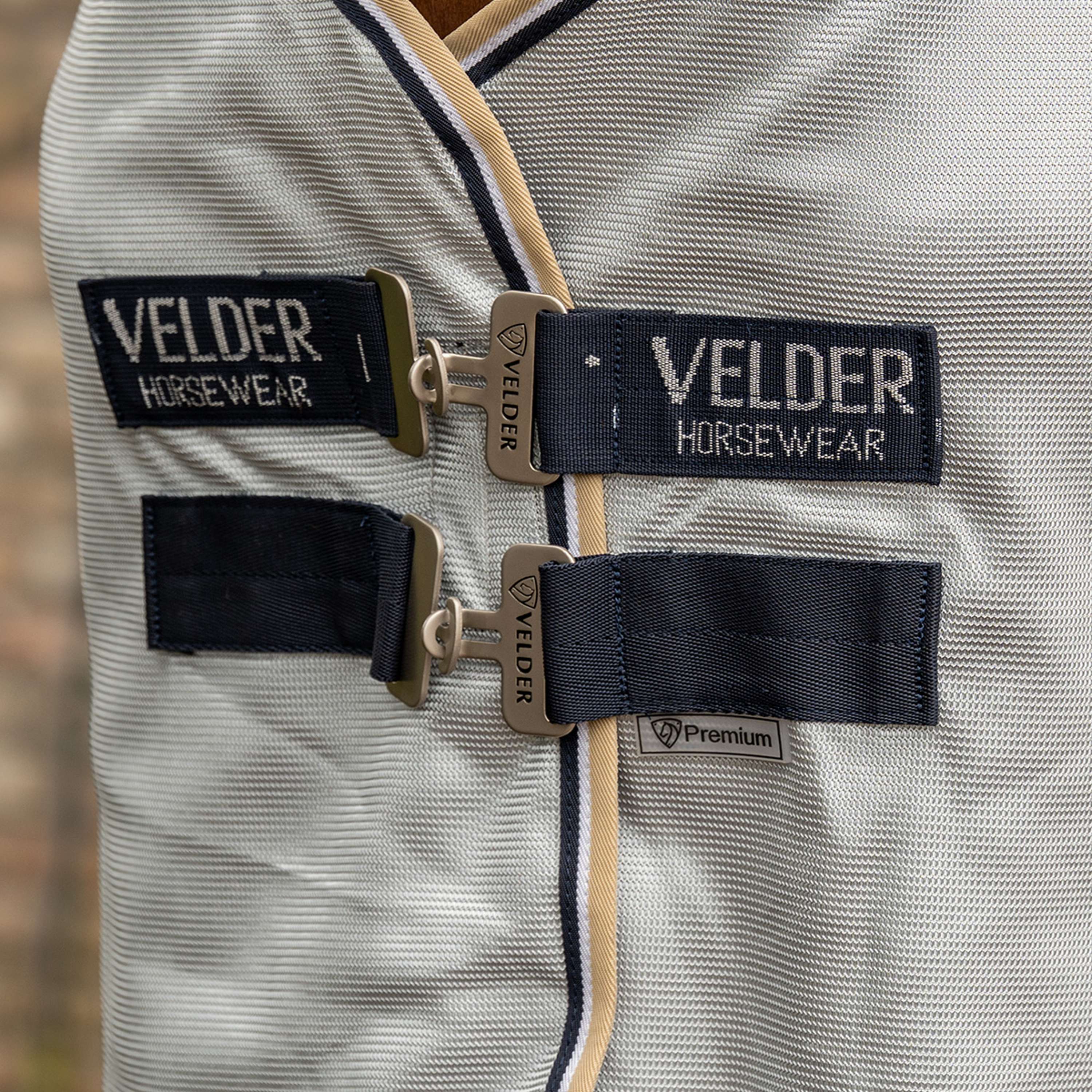 Velder Horsewear Premium Couverture Anti-Mouches Pearl Grey