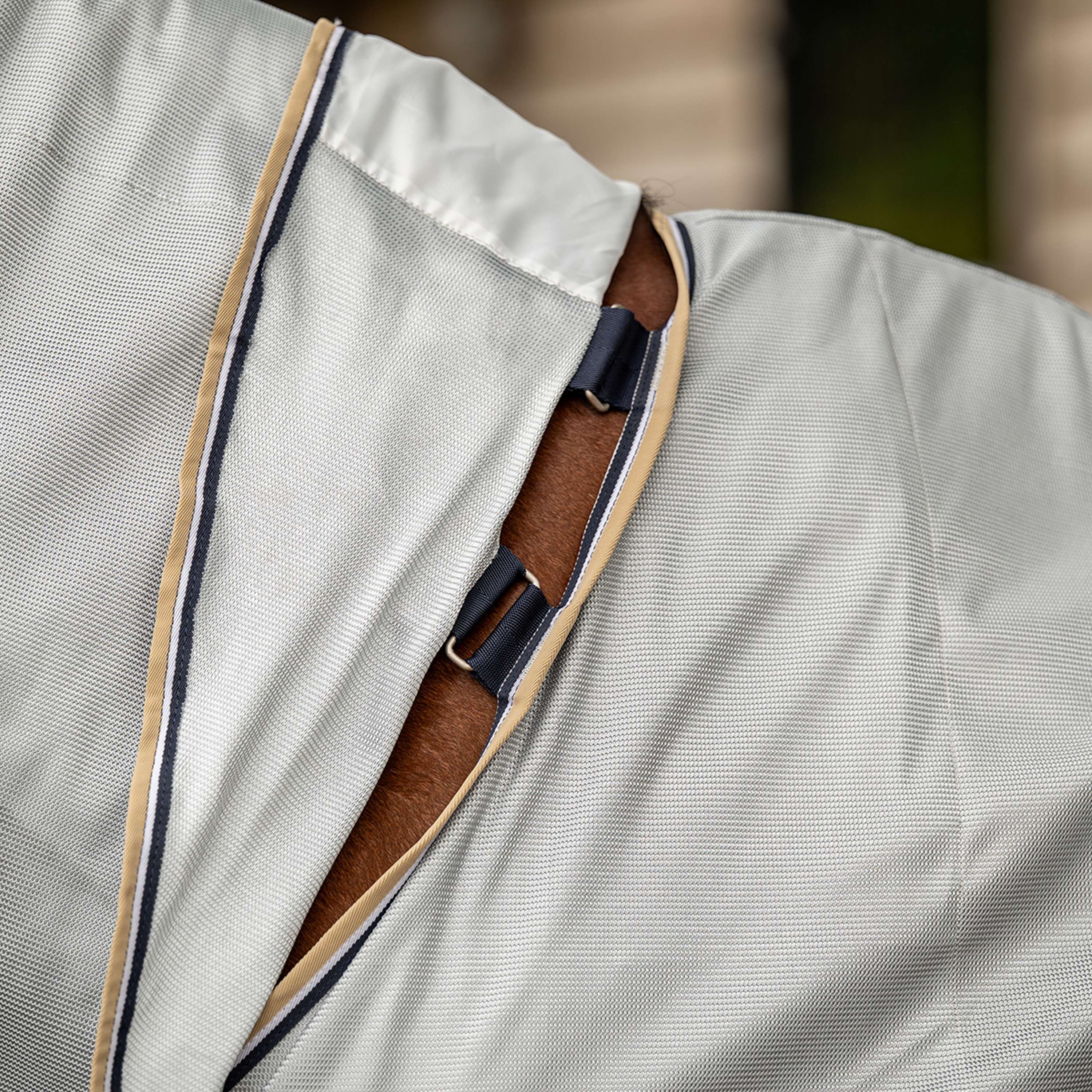 Velder Horsewear Premium Couverture Anti-Mouches Pearl Grey