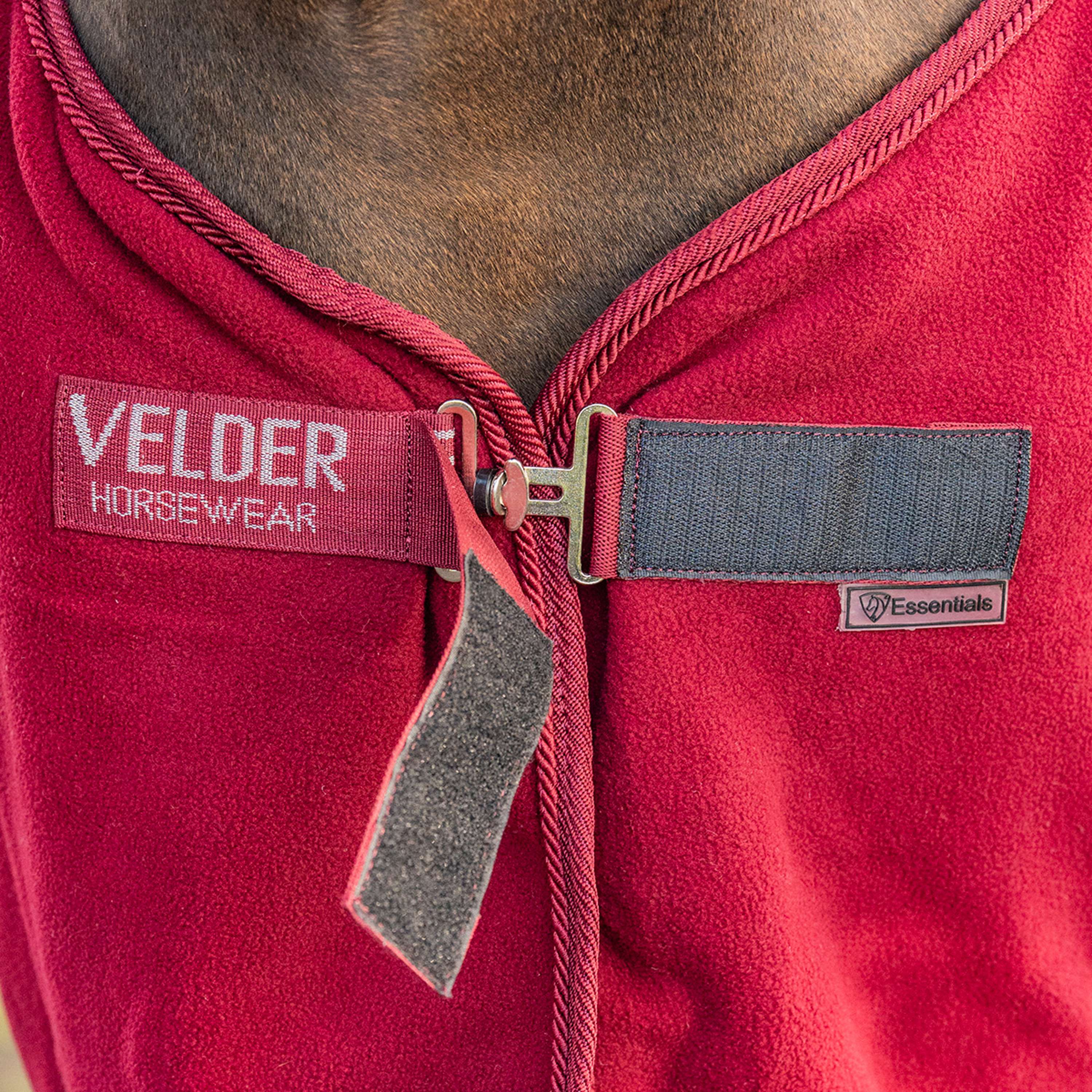 Velder Horsewear Essentials Couverture Polaire Comfy Bordeaux