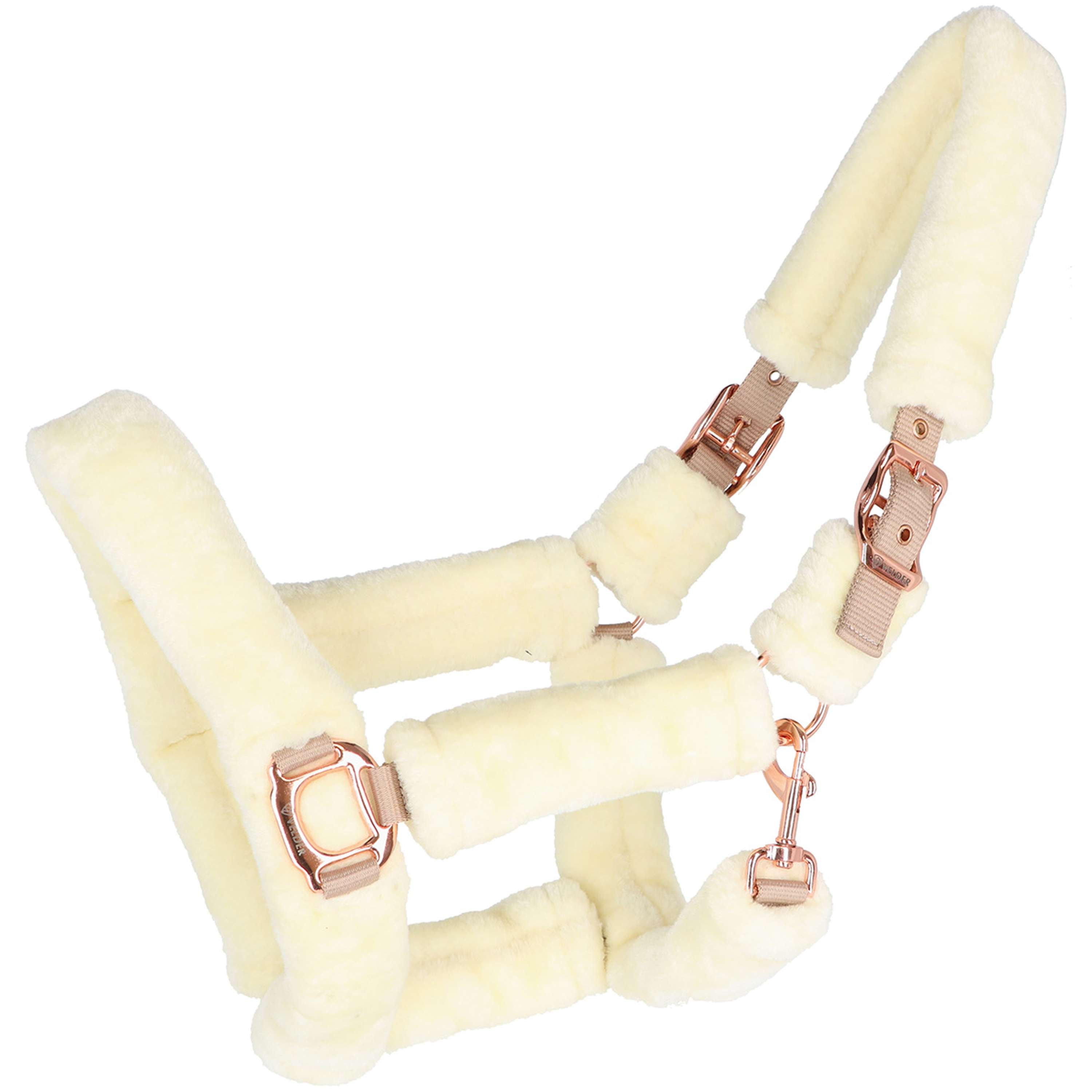 Velder Horsewear Premium Licol Comfort Fur Natural/Rosé