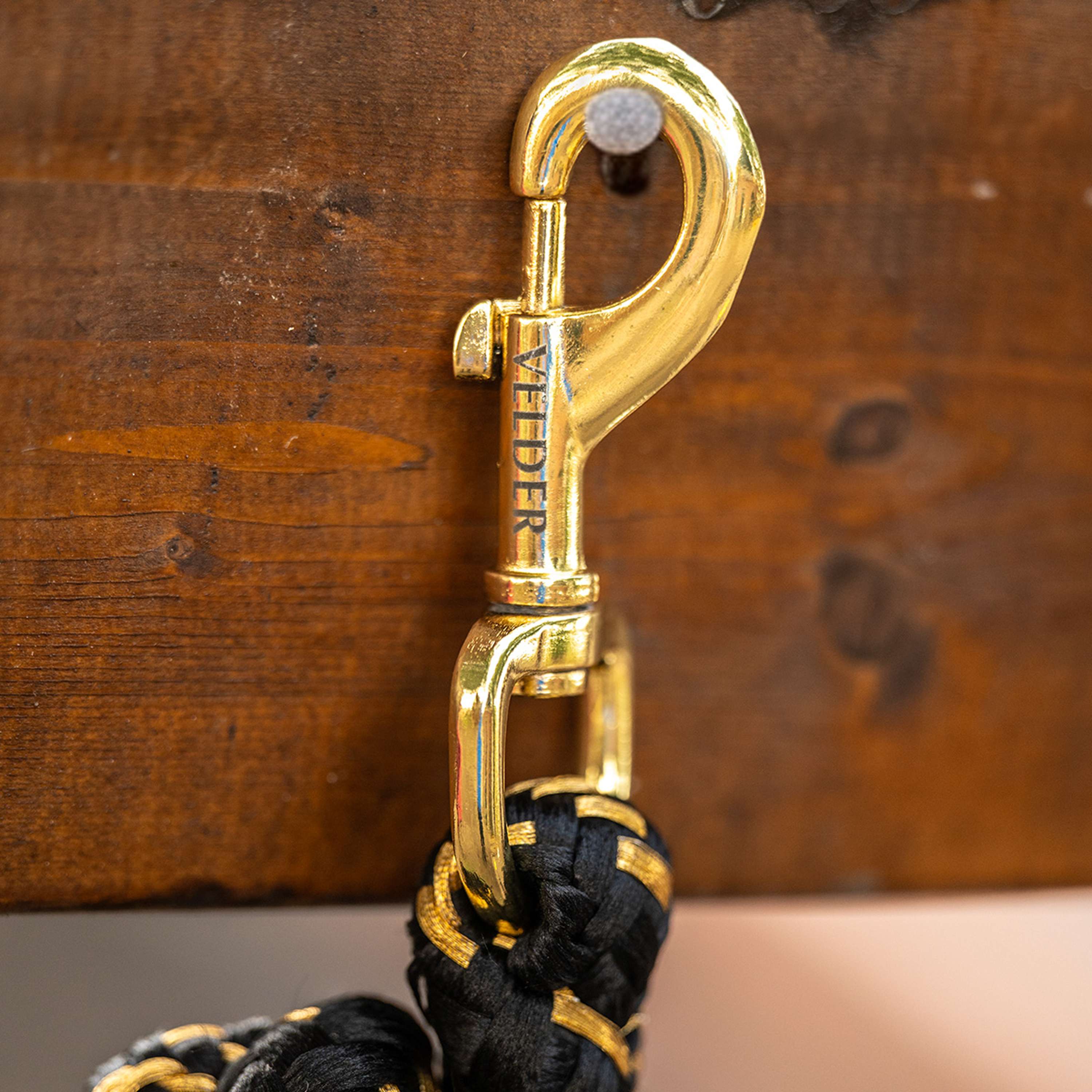 Velder Horsewear Corde pour Licol Gold Noir