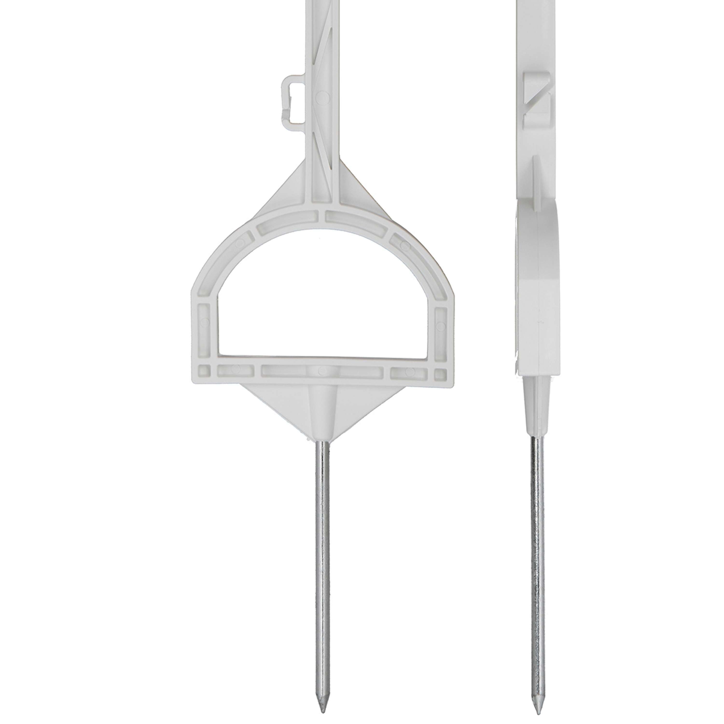 Agradi Power Piquet Avec Étrier 115cm 20 Pièces Blanc