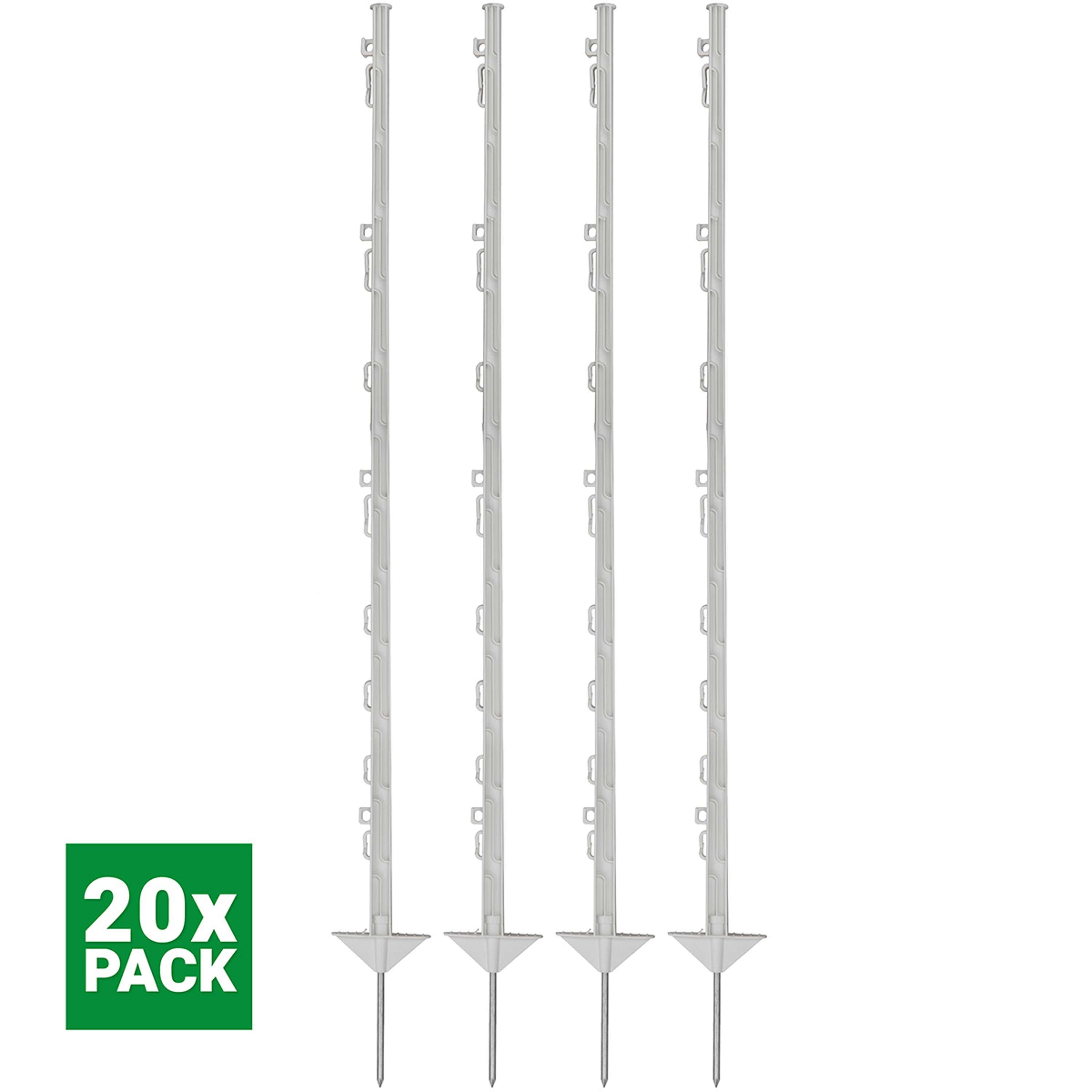 Agradi Power Piquet de Prairie Classic 125cm 20 Pièces Blanc