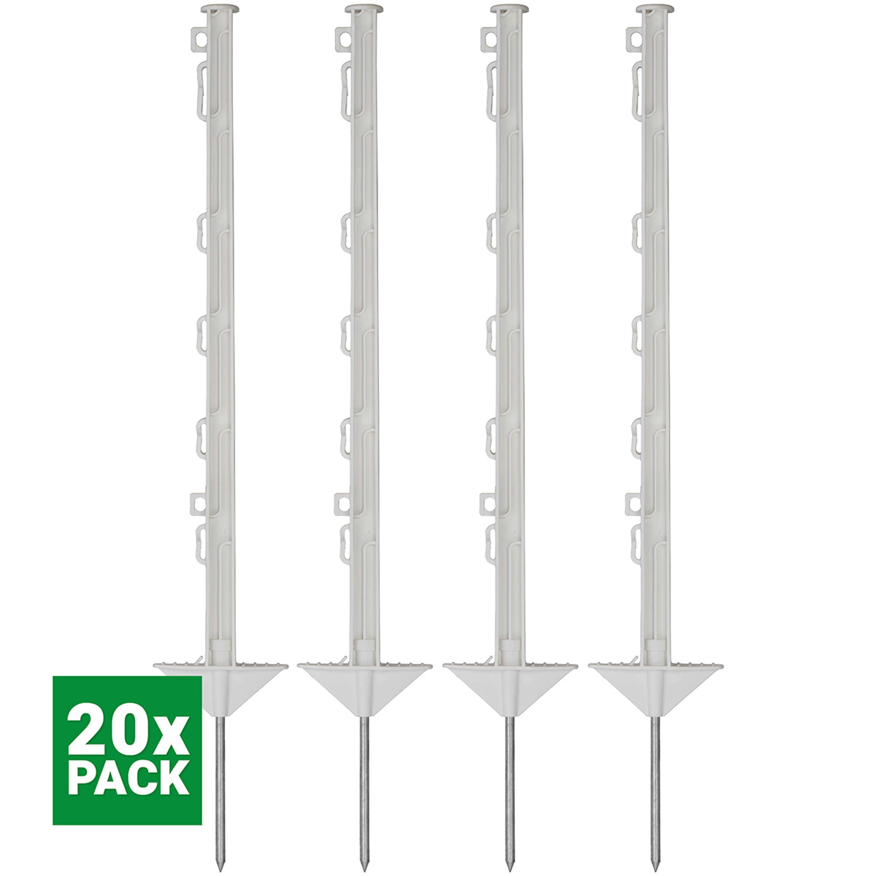 Agradi Power Piquet de Prairie Classic 75cm 20 Pièces Blanc