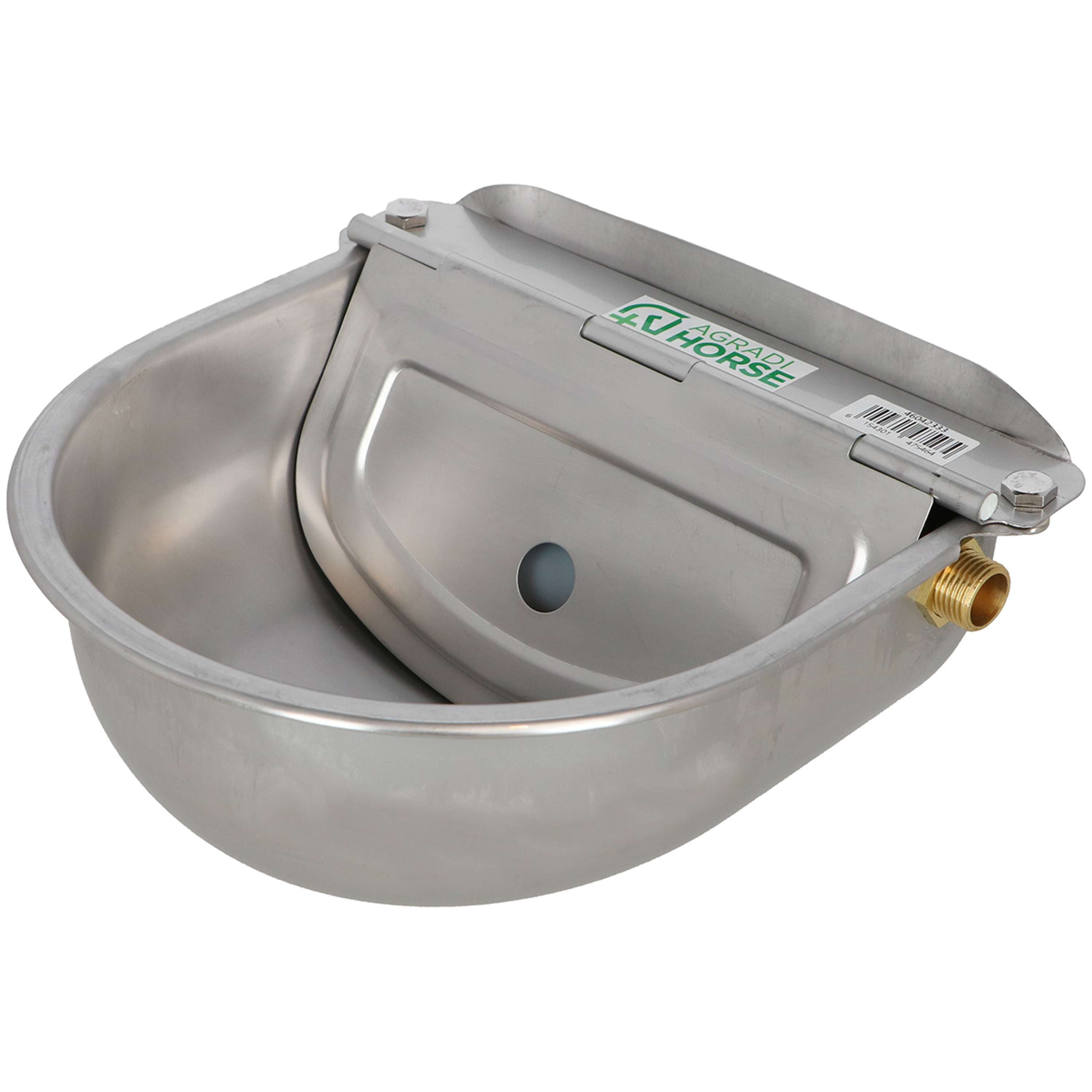 Agradi Horse Abreuvoir avec Flotteur Stainless Steel 2,5L