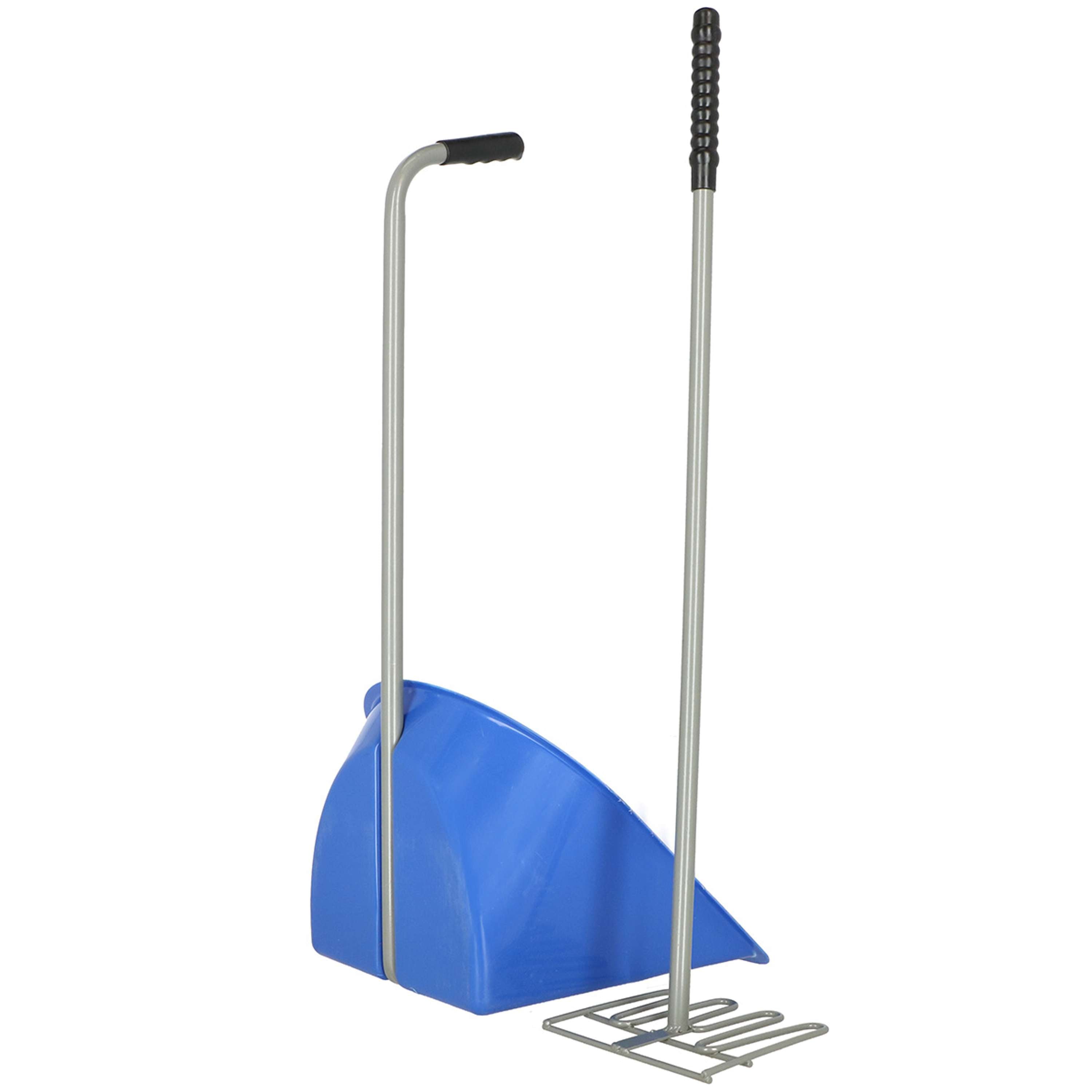 Agradi Horse Pelle et Râteau à Crottin 70cm Royal Blue