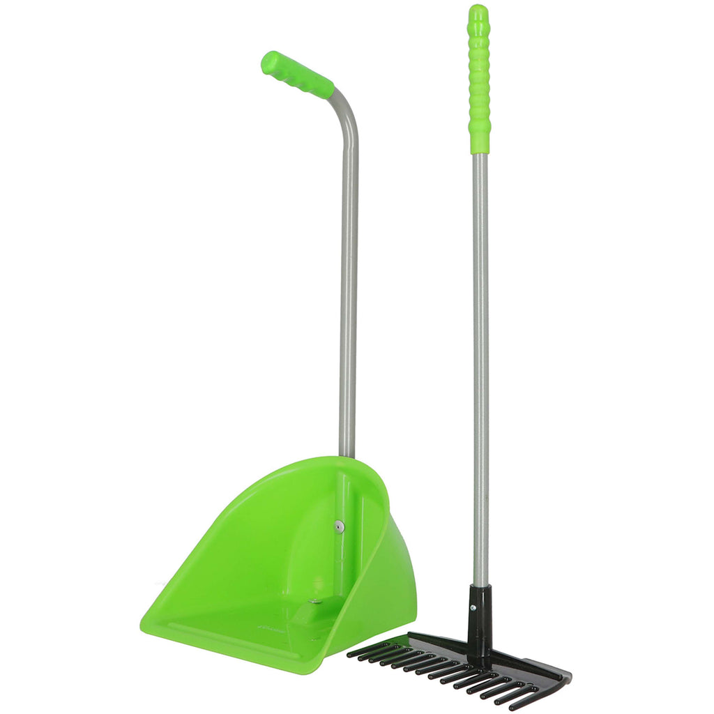 Agradi Horse Mini Pelle et Râteau à Crottin Vert
