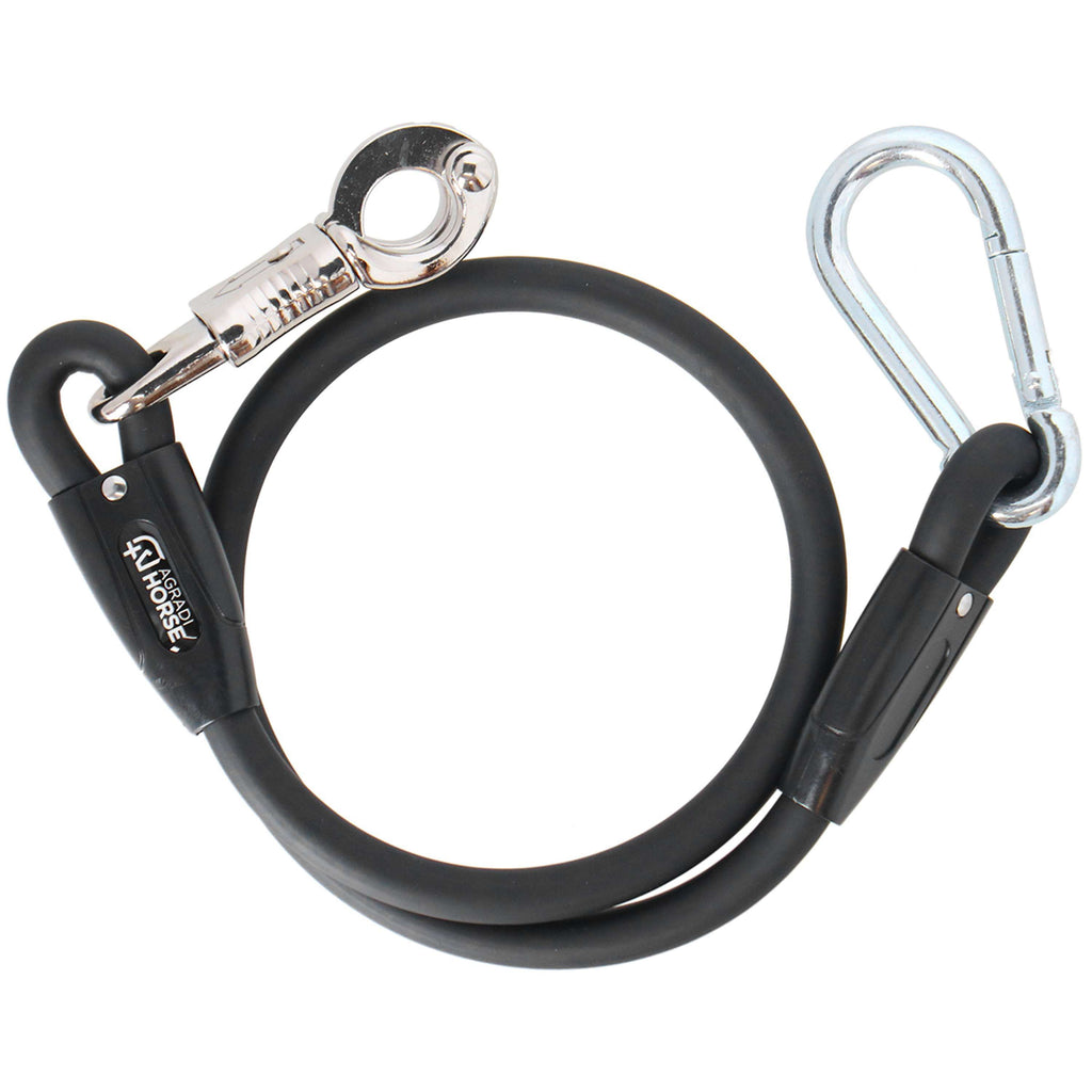 Agradi Horse Chaîne d'Attache Silicone Noir