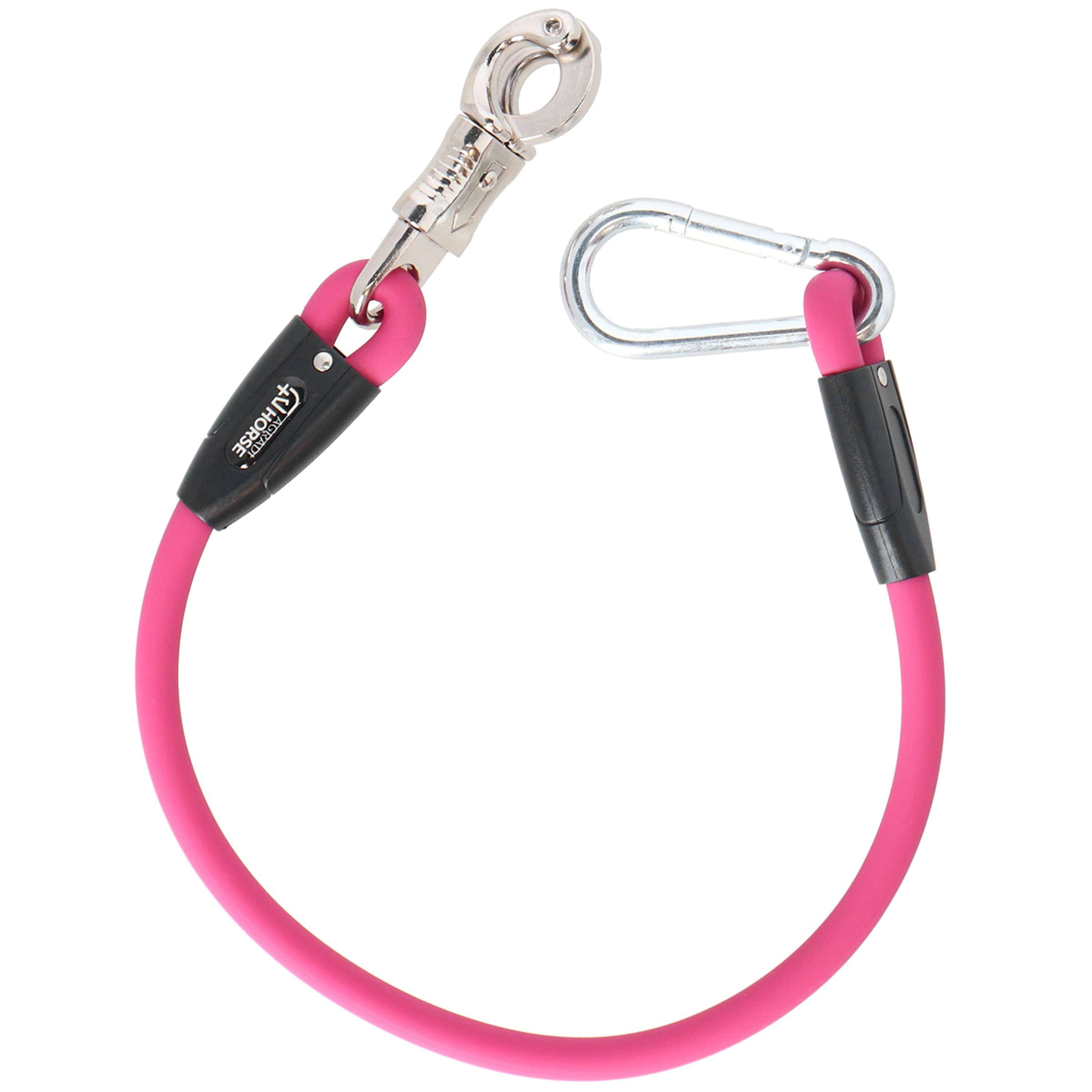 Agradi Horse Chaîne d'Attache Silicone Hot Pink