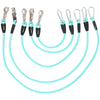 Agradi Horse Chaîne d'Attache Silicone Aqua