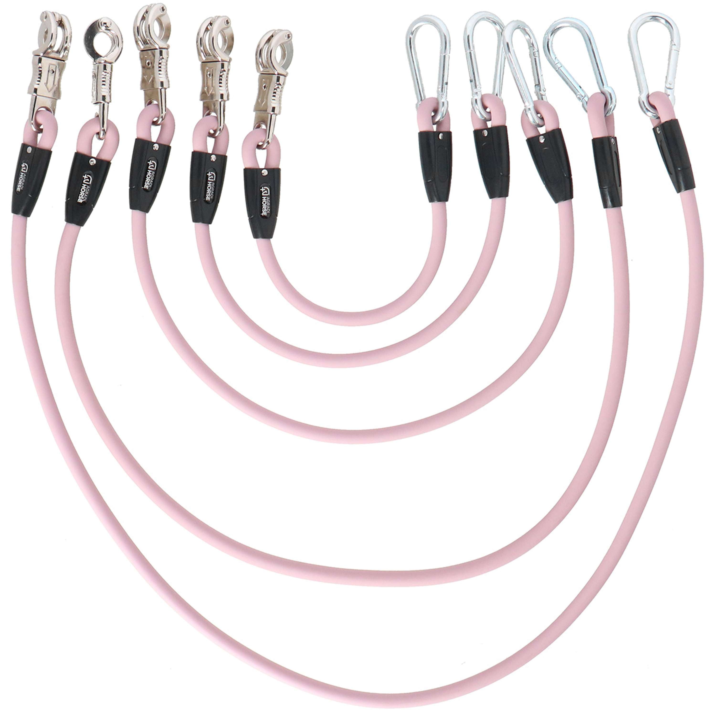 Agradi Horse Chaîne d'Attache Silicone Rose