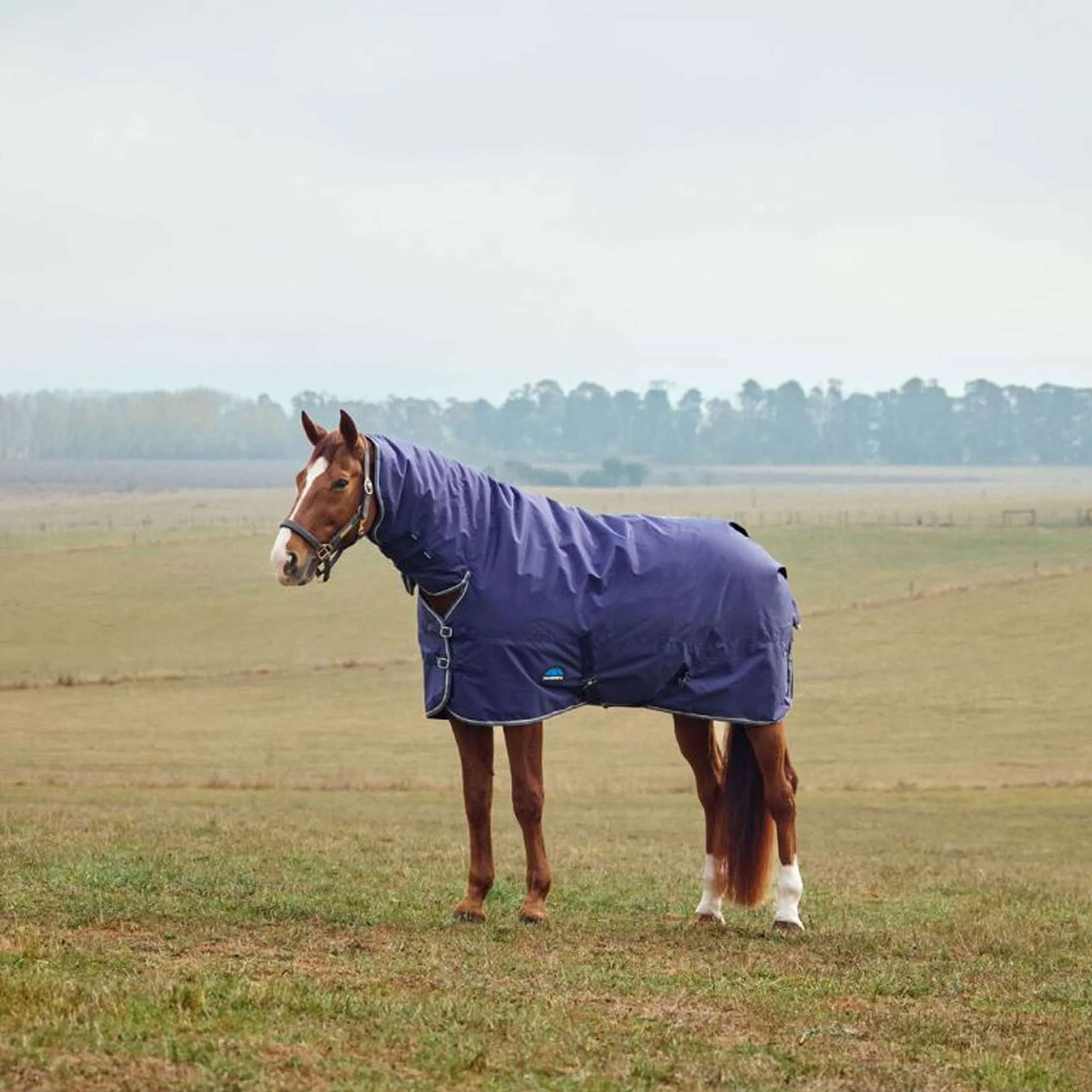 WeatherBeeta ComFiTec Tyro Turnout Combo Neck 50g Navy/Charcoal