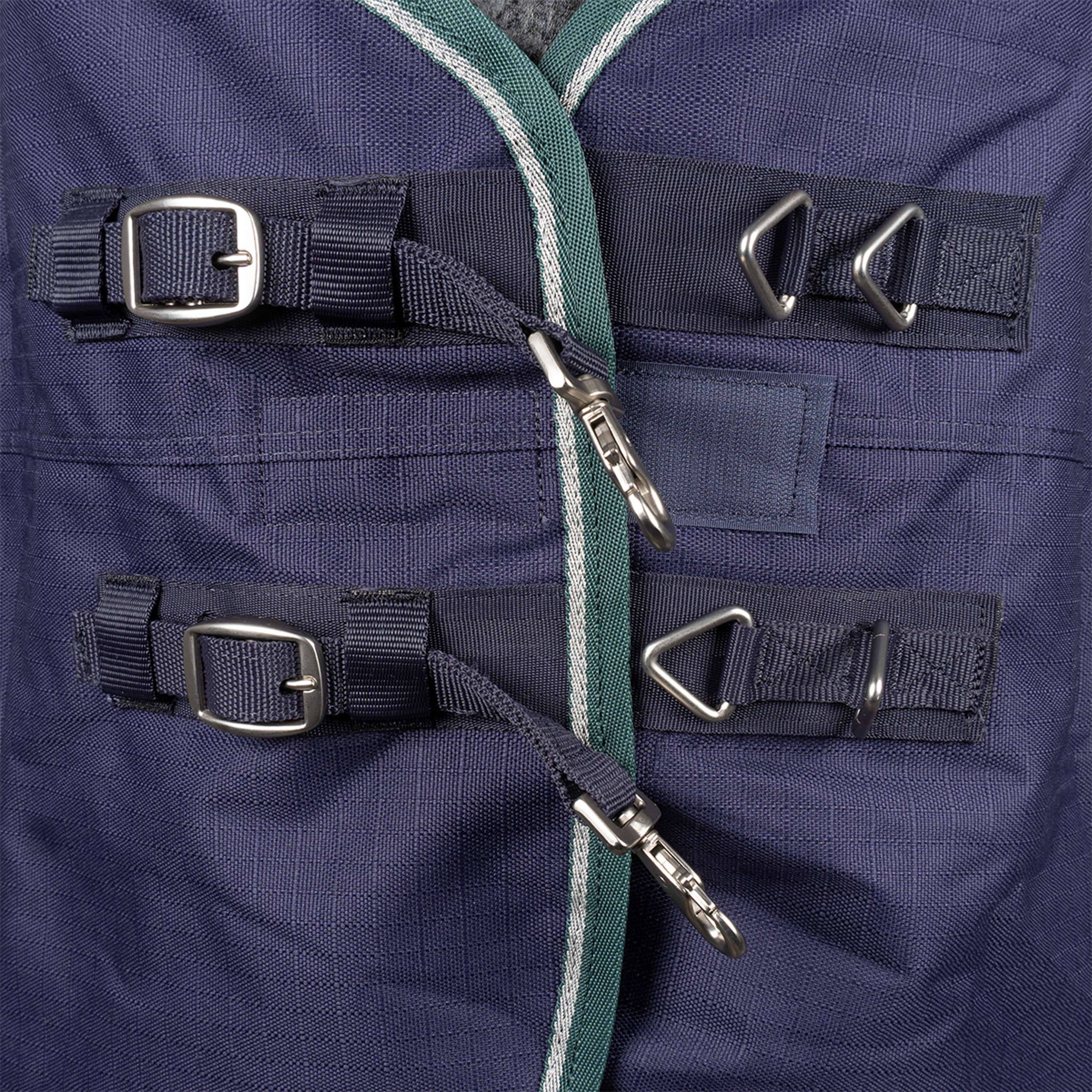 WeatherBeeta ComFiTec Plus Dynamic Turnout Detach-A-Neck 220g Navy/Forest Green