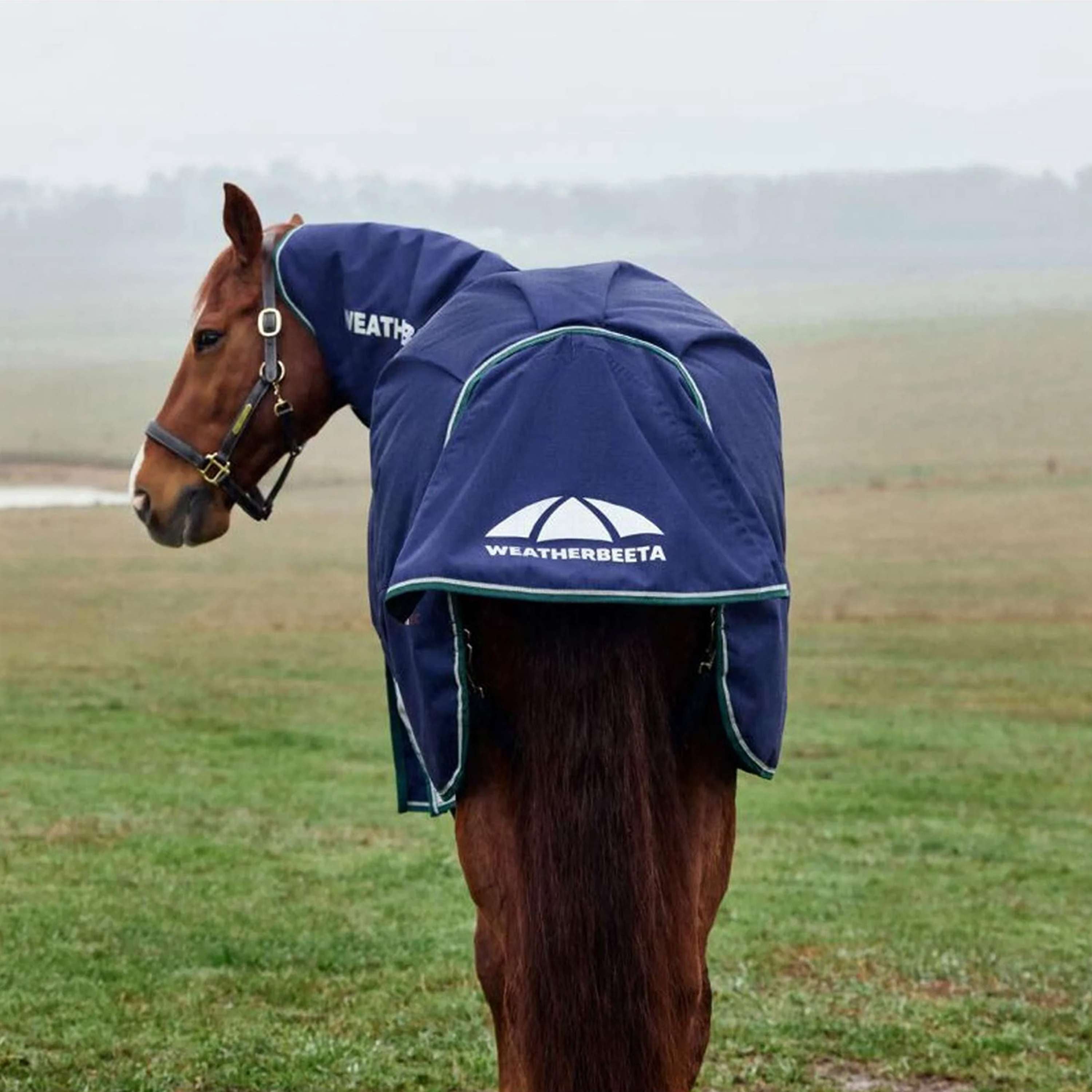 WeatherBeeta ComFiTec Plus Dynamic Turnout Detach-A-Neck 220g Navy/Forest Green